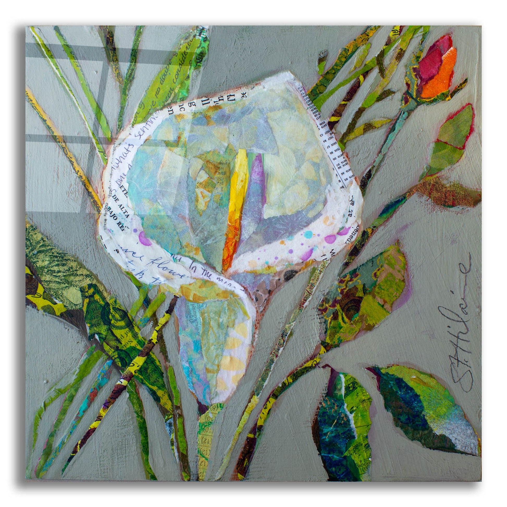 Epic Art 'With Love' by St. Hilaire Elizabeth, Acrylic Glass Wall Art,12x12