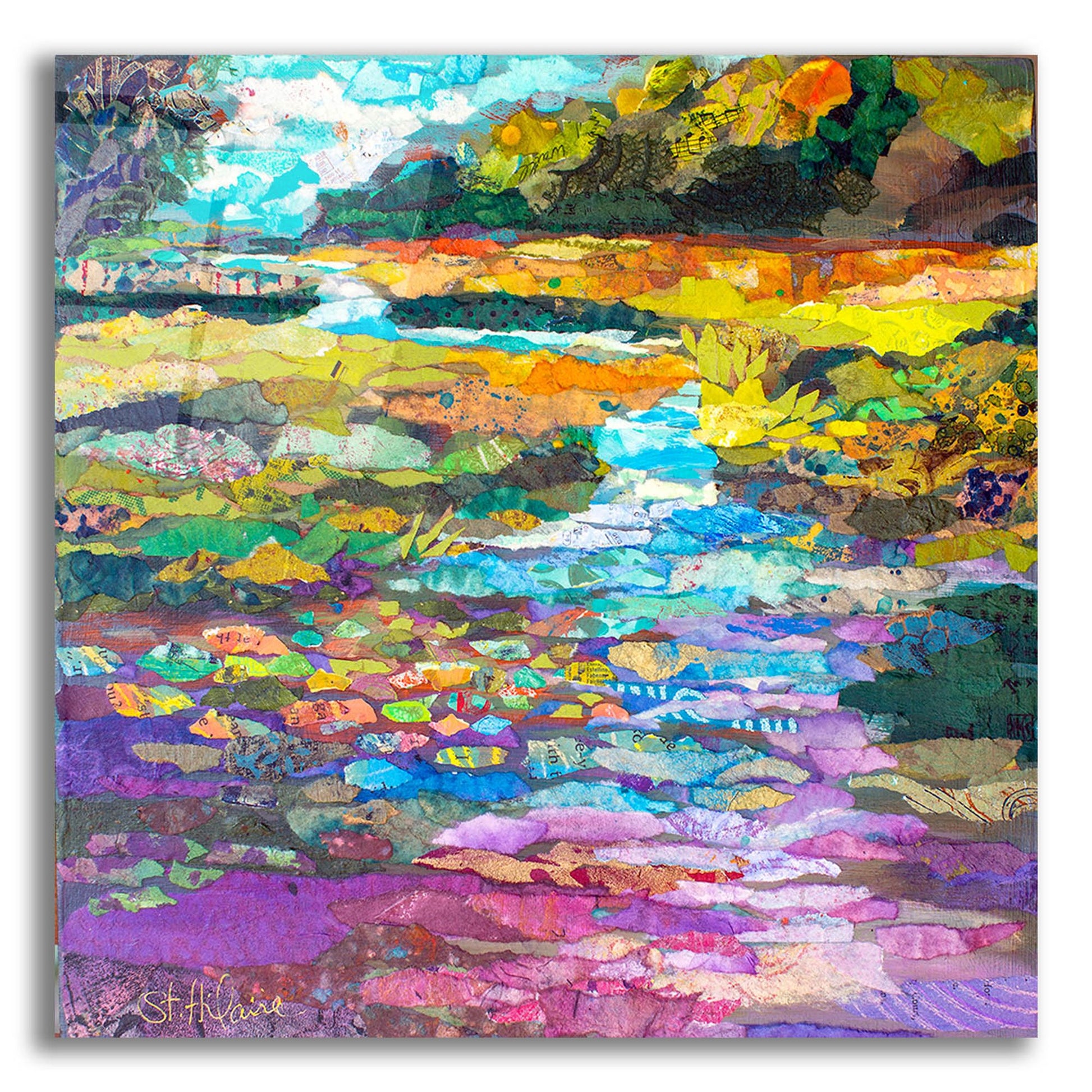 Epic Art 'Along the Wekiva' by St. Hilaire Elizabeth, Acrylic Glass Wall Art