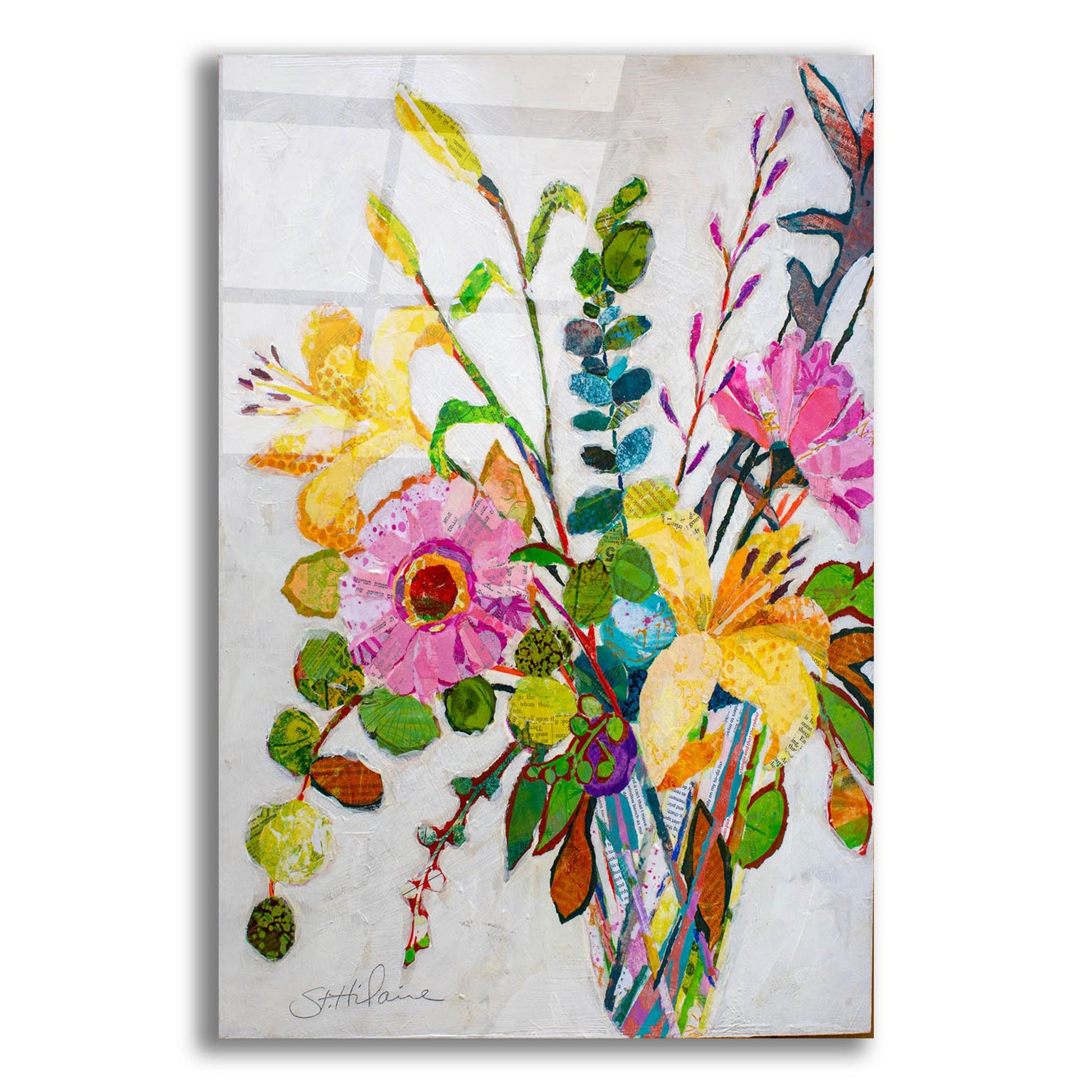 Epic Art 'Happy Birthday! 2' by St. Hilaire Elizabeth, Acrylic Glass Wall Art