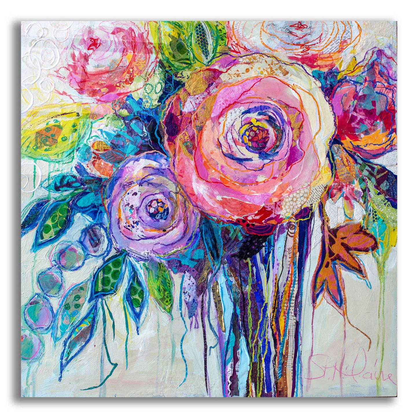 Epic Art 'You Bring Me Joy' by St. Hilaire Elizabeth, Acrylic Glass Wall Art,12x12