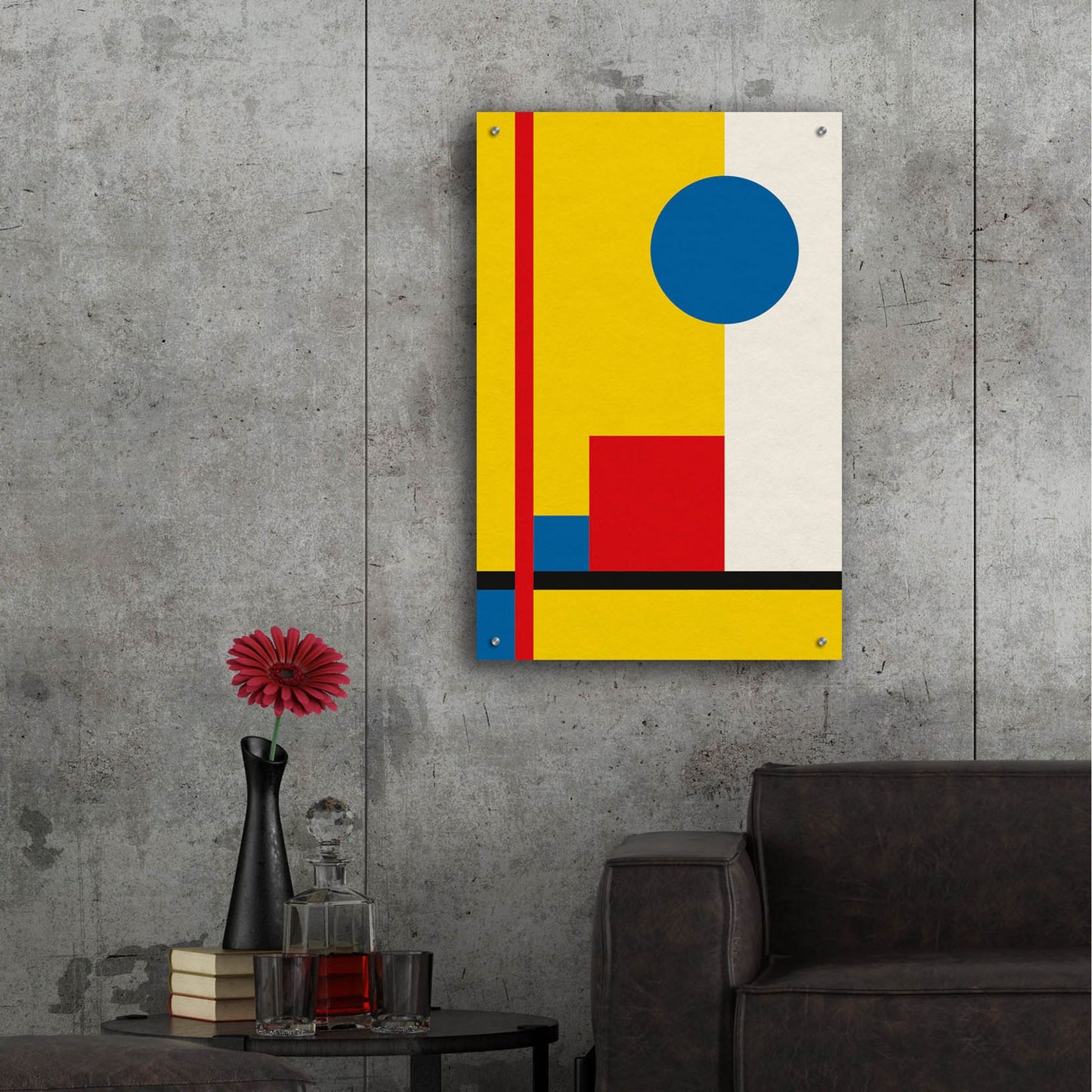 Epic Art 'Bauhaus' by Gary Williams, Acrylic Glass Wall Art,24x36