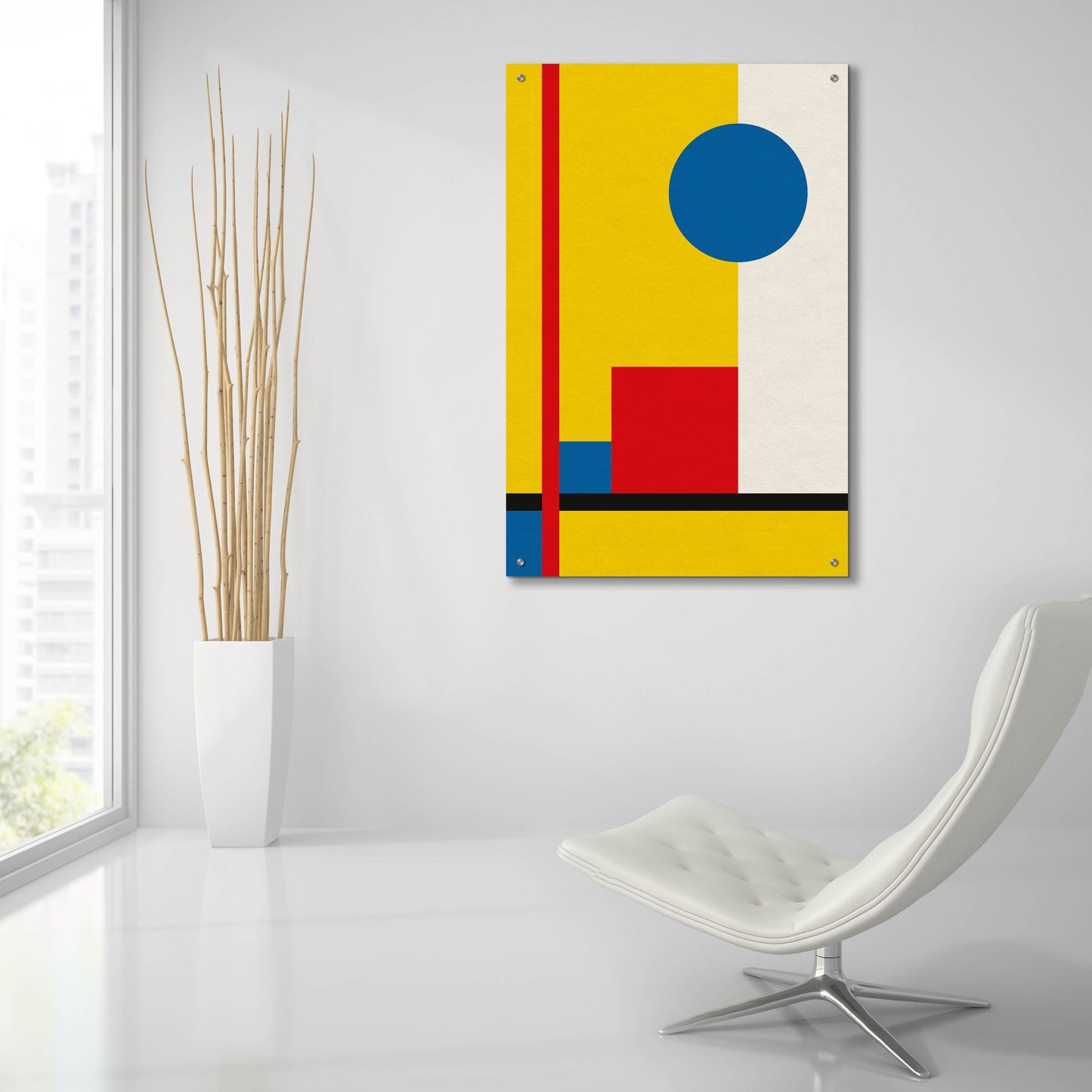 Epic Art 'Bauhaus' by Gary Williams, Acrylic Glass Wall Art,24x36