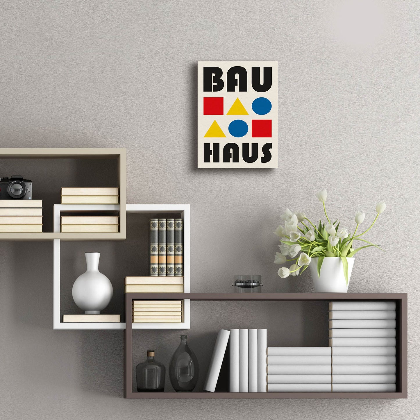 Epic Art 'Bauhaus 2' by Gary Williams, Acrylic Glass Wall Art,12x16