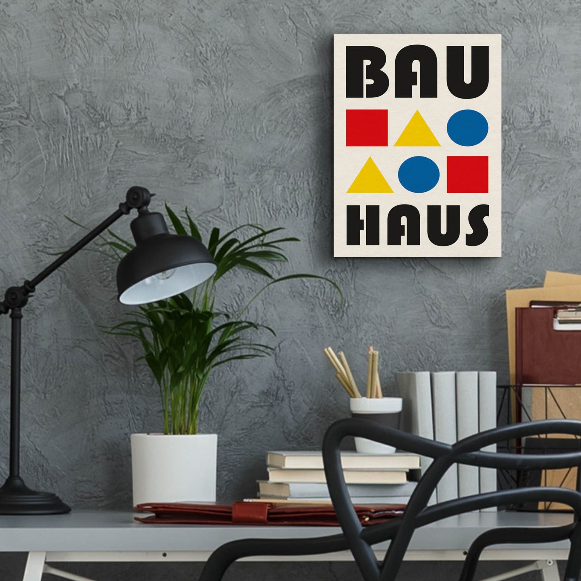 Epic Art 'Bauhaus 2' by Gary Williams, Acrylic Glass Wall Art,12x16