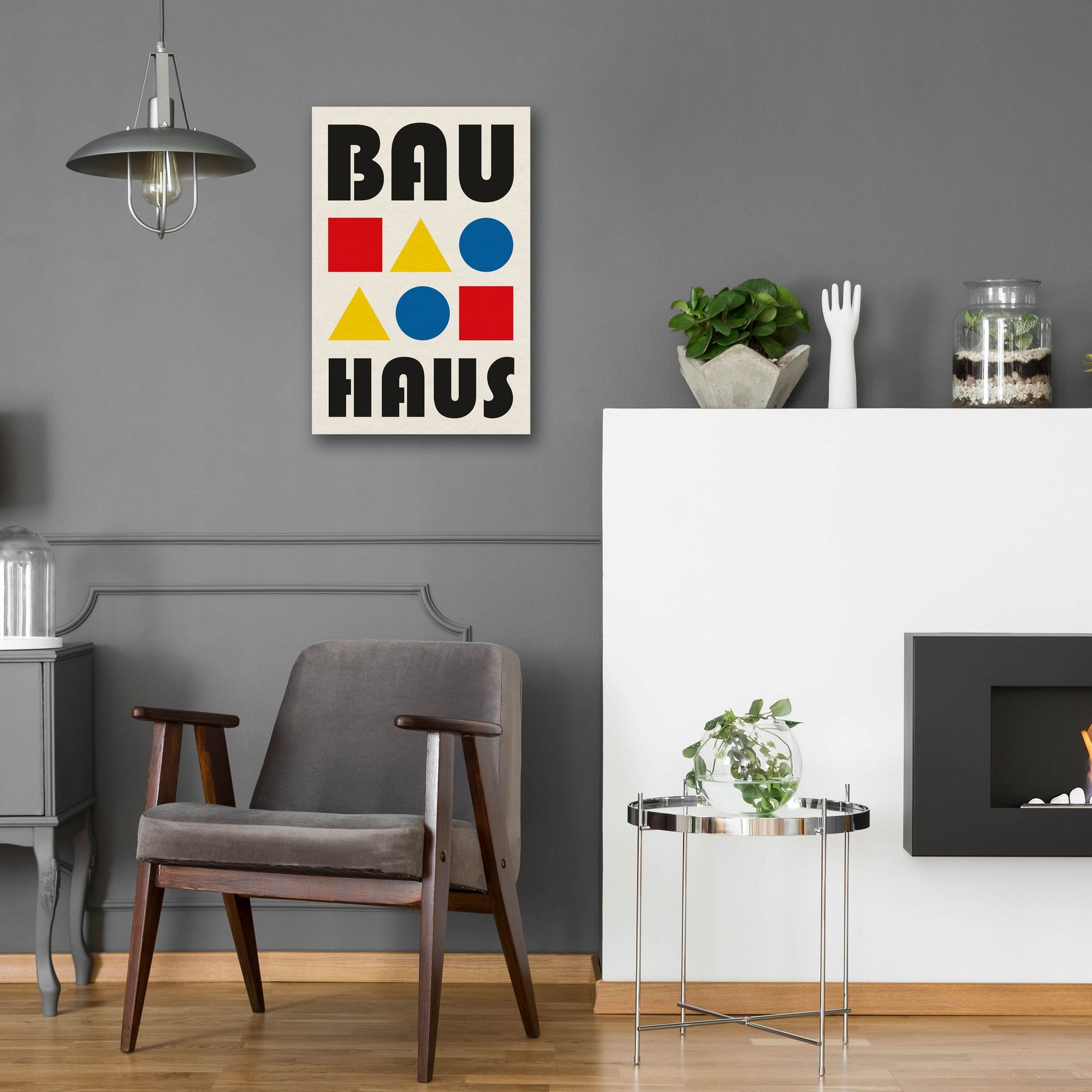 Epic Art 'Bauhaus 2' by Gary Williams, Acrylic Glass Wall Art,16x24