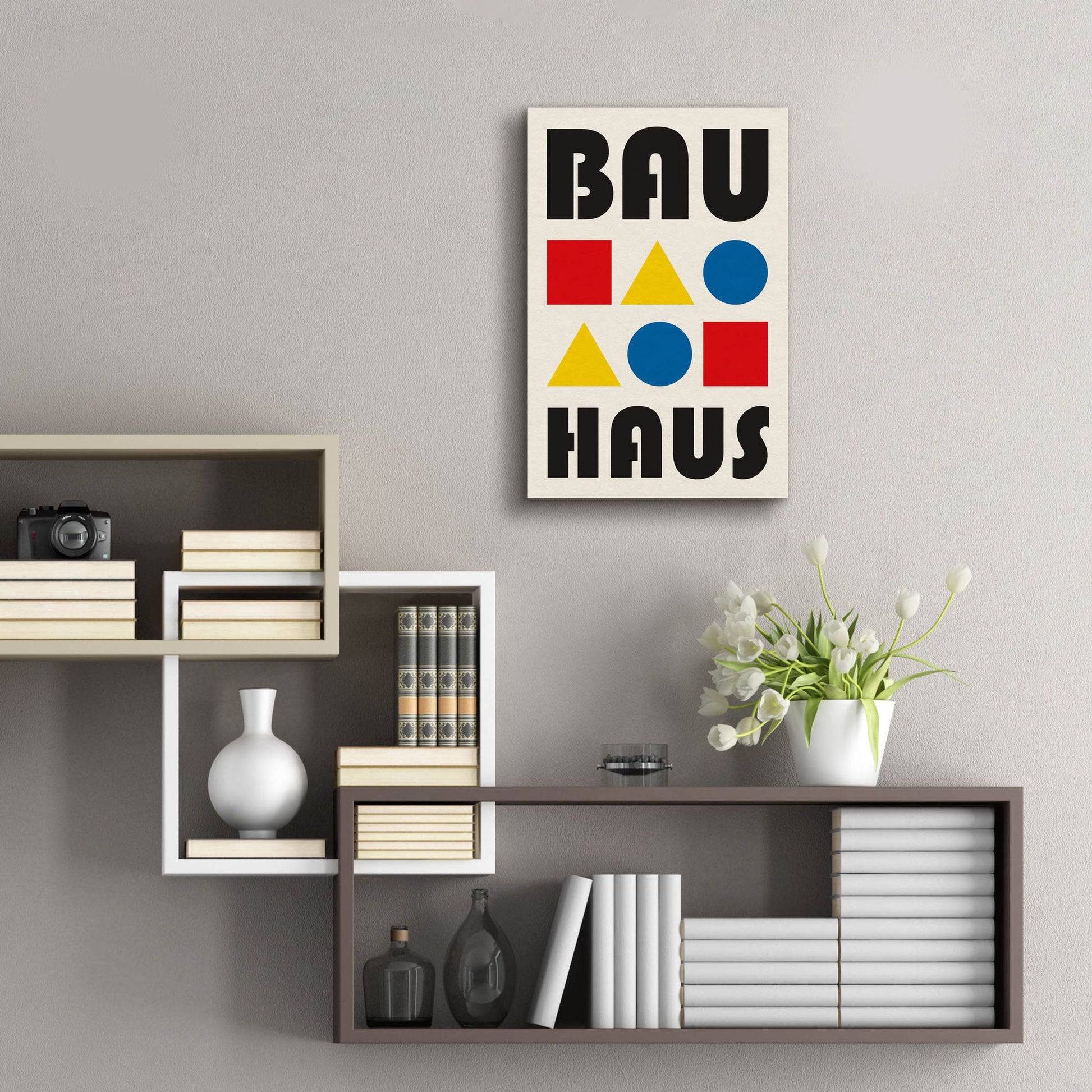 Epic Art 'Bauhaus 2' by Gary Williams, Acrylic Glass Wall Art,16x24