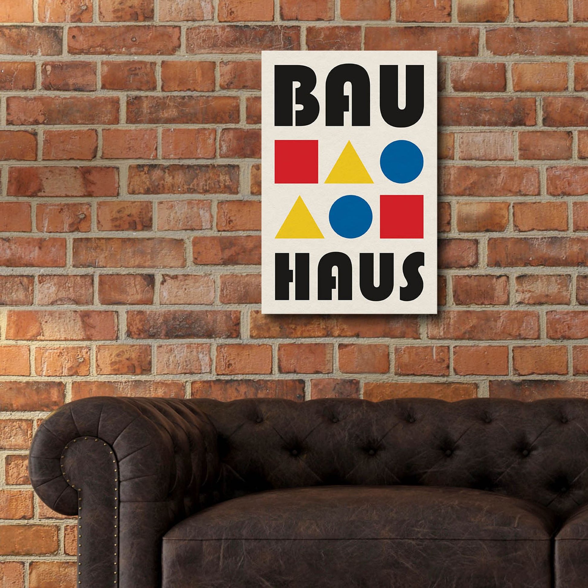 Epic Art 'Bauhaus 2' by Gary Williams, Acrylic Glass Wall Art,16x24