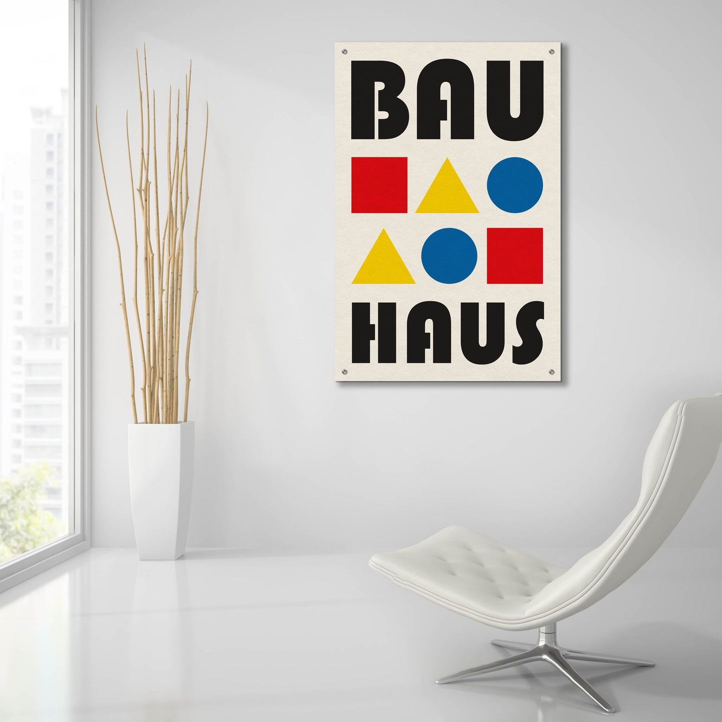 Epic Art 'Bauhaus 2' by Gary Williams, Acrylic Glass Wall Art,24x36