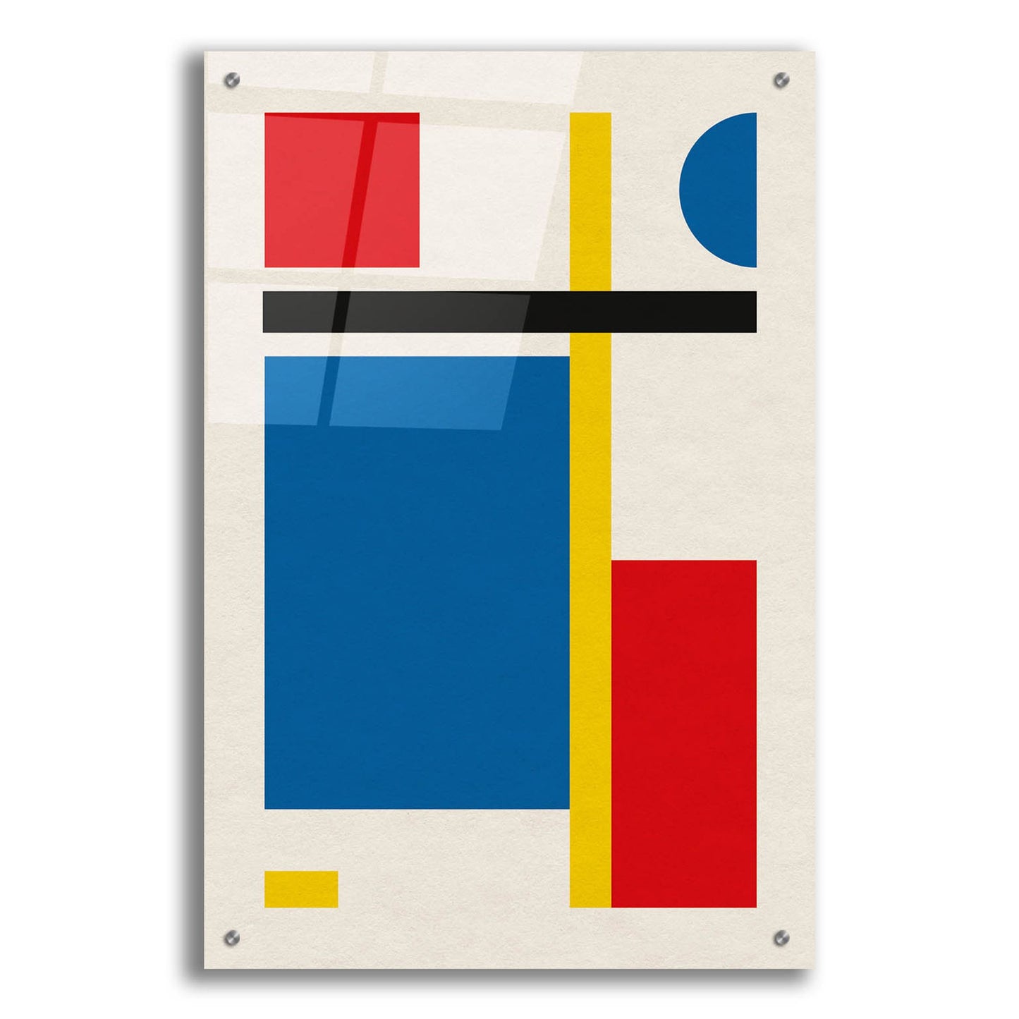 Epic Art 'Bauhaus 3' by Gary Williams, Acrylic Glass Wall Art,24x36