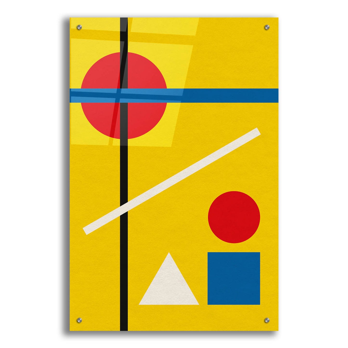 Epic Art 'Bauhaus 4' by Gary Williams, Acrylic Glass Wall Art,24x36