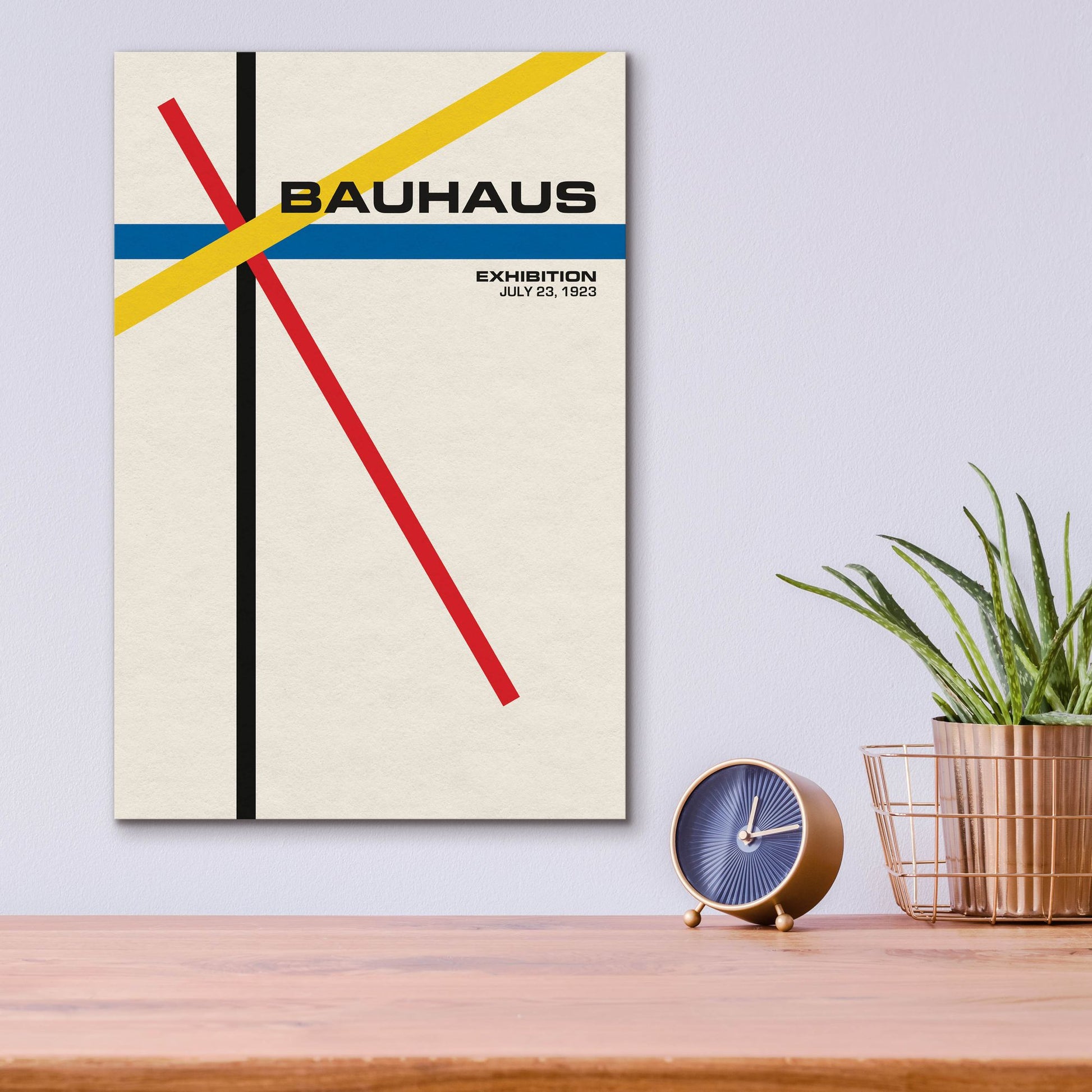 Epic Art 'Bauhaus 5' by Gary Williams, Acrylic Glass Wall Art,12x16