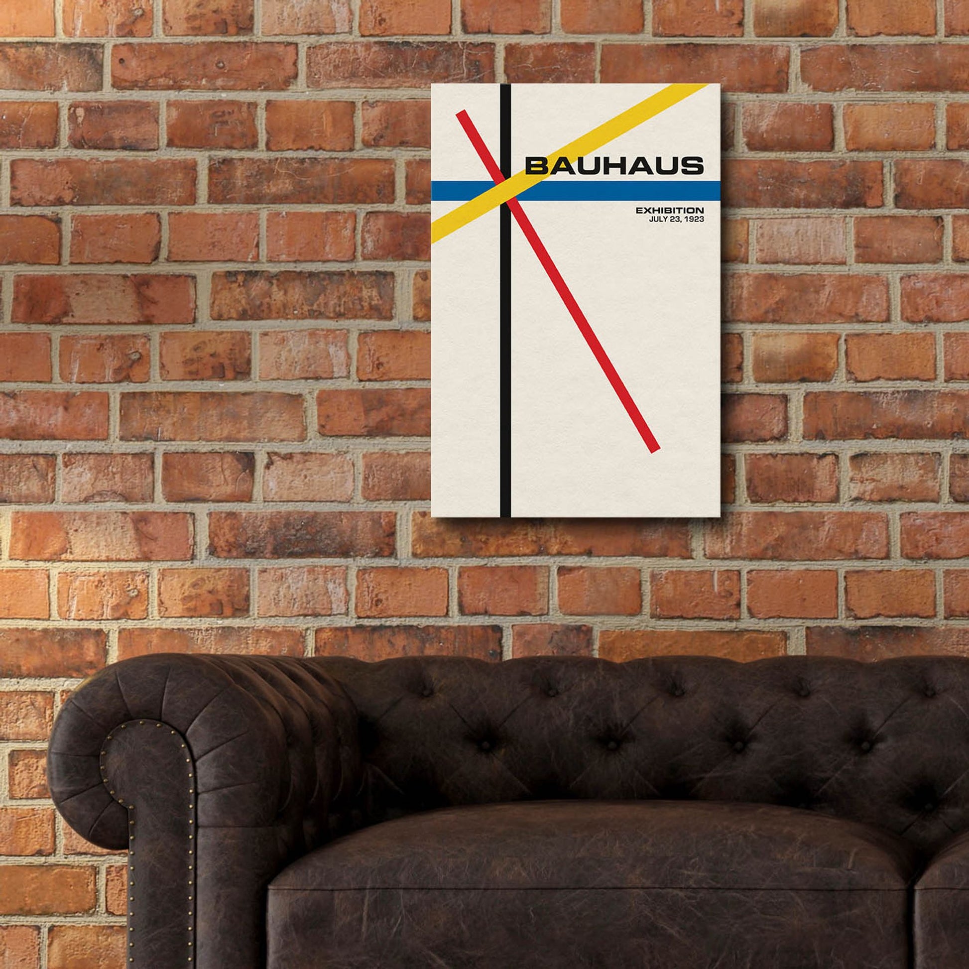 Epic Art 'Bauhaus 5' by Gary Williams, Acrylic Glass Wall Art,16x24