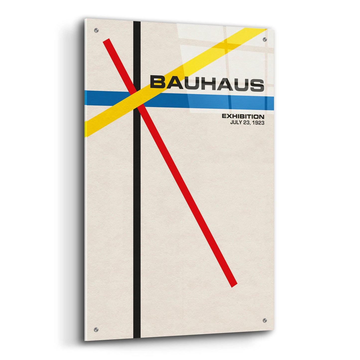 Epic Art 'Bauhaus 5' by Gary Williams, Acrylic Glass Wall Art,24x36