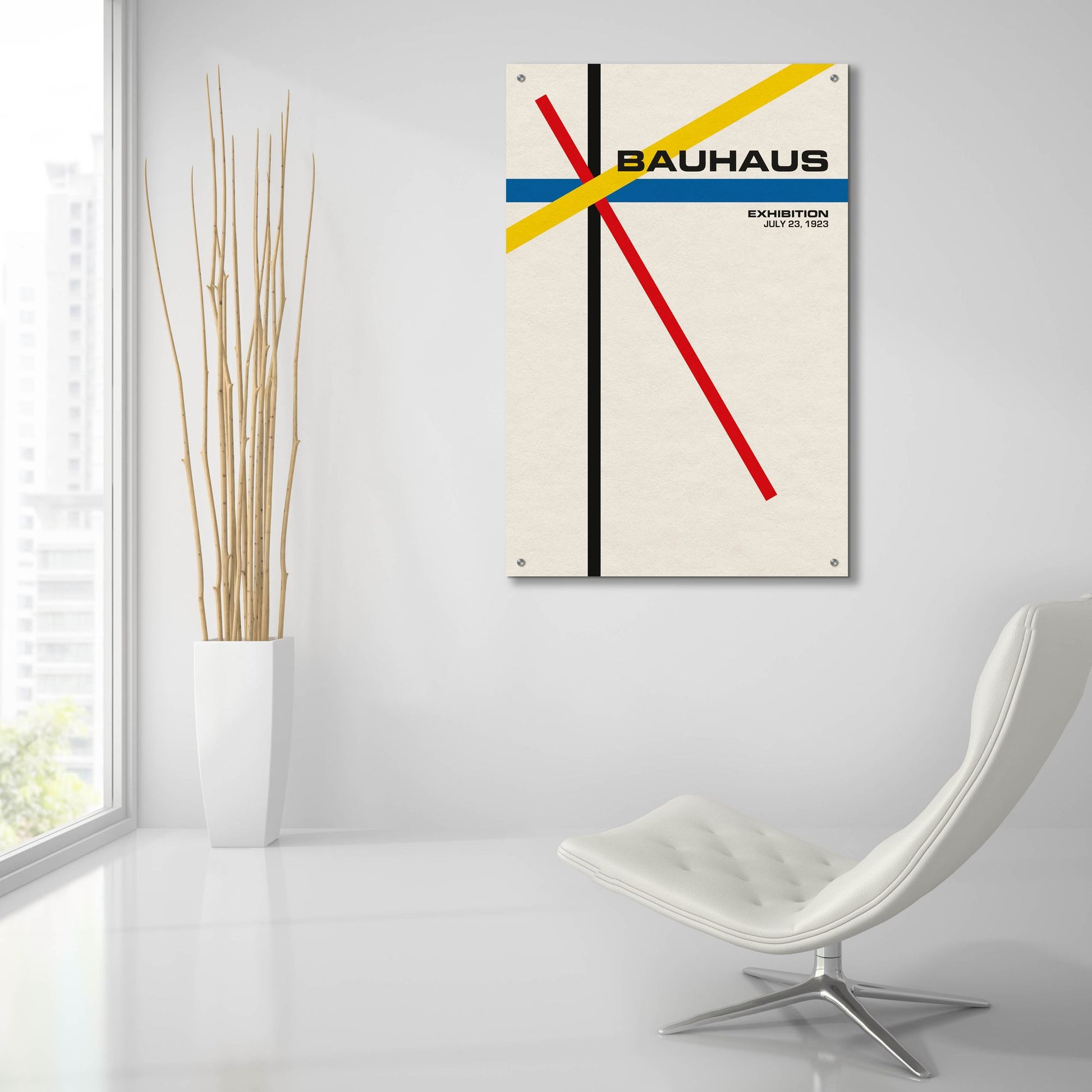 Epic Art 'Bauhaus 5' by Gary Williams, Acrylic Glass Wall Art,24x36