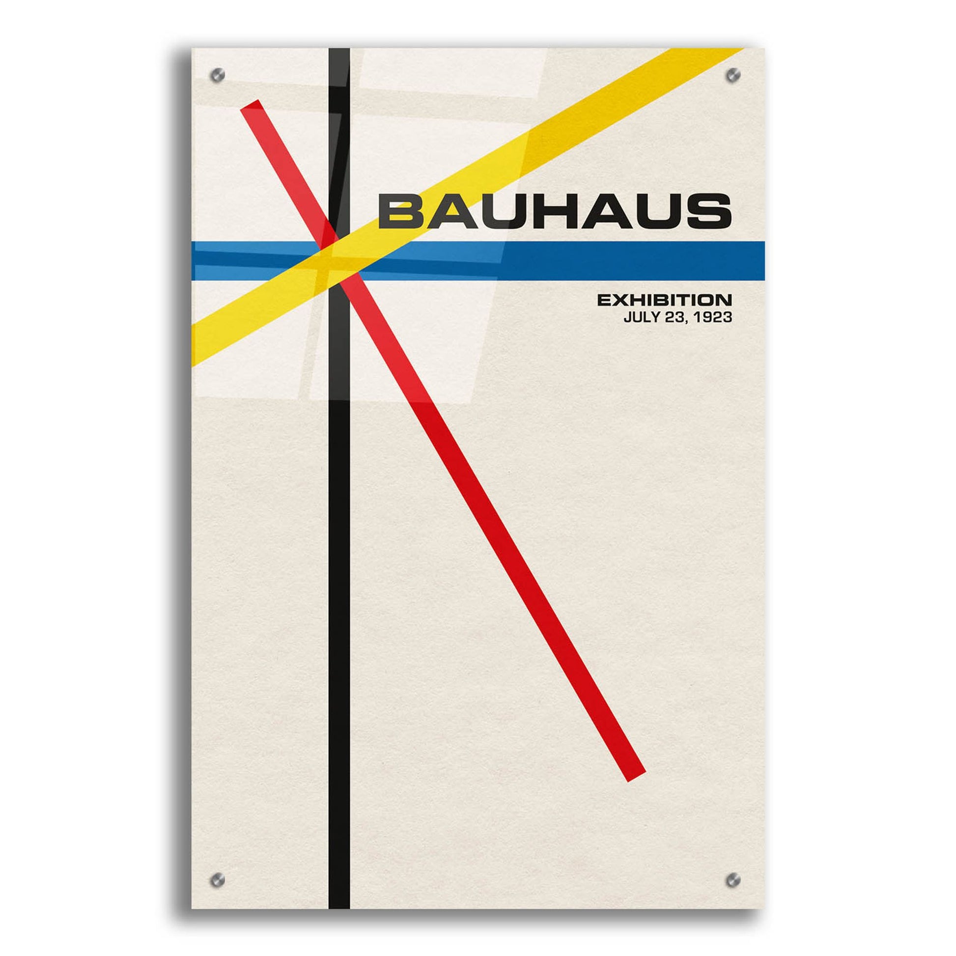 Epic Art 'Bauhaus 5' by Gary Williams, Acrylic Glass Wall Art,24x36