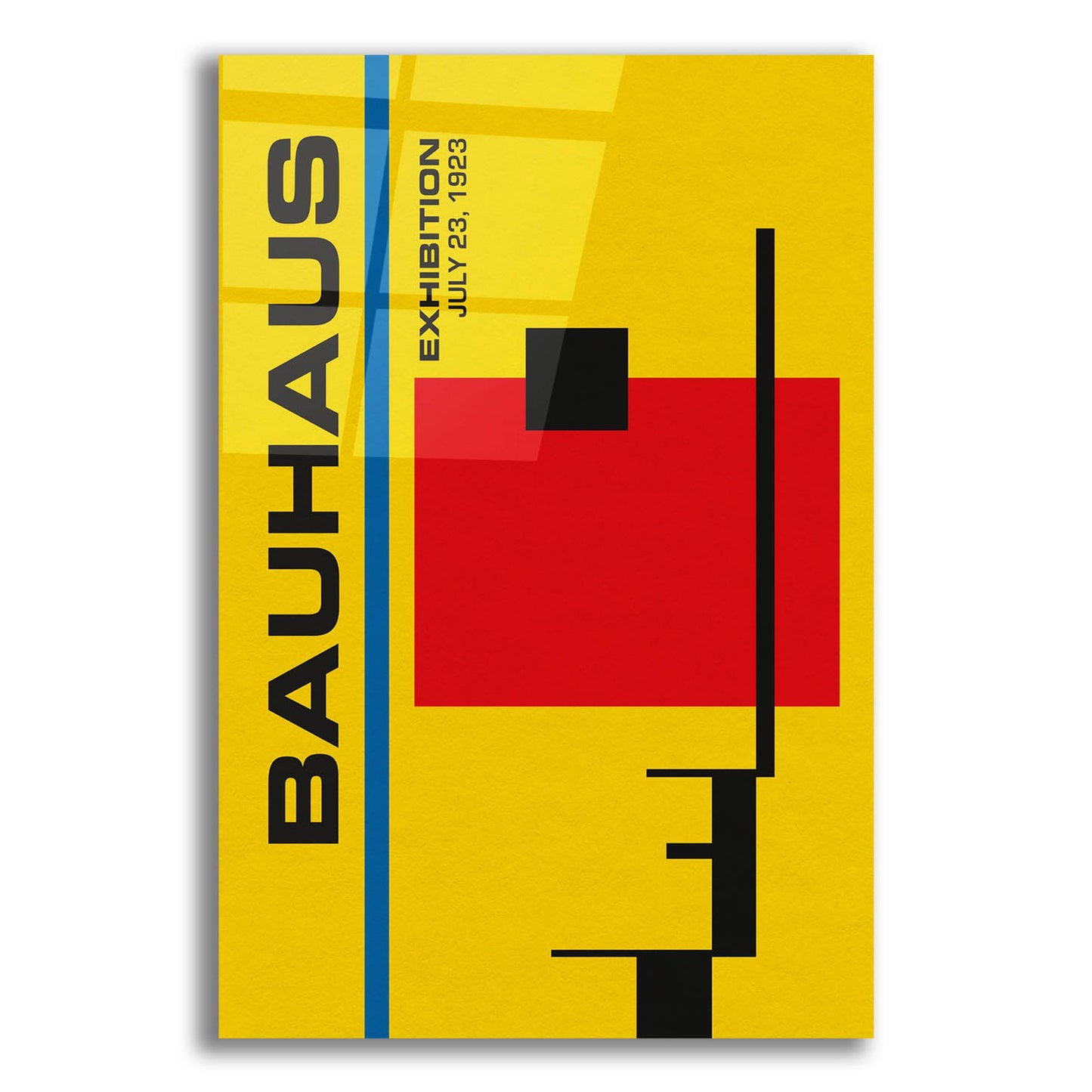 Epic Art 'Bauhaus 6' by Gary Williams, Acrylic Glass Wall Art,12x16