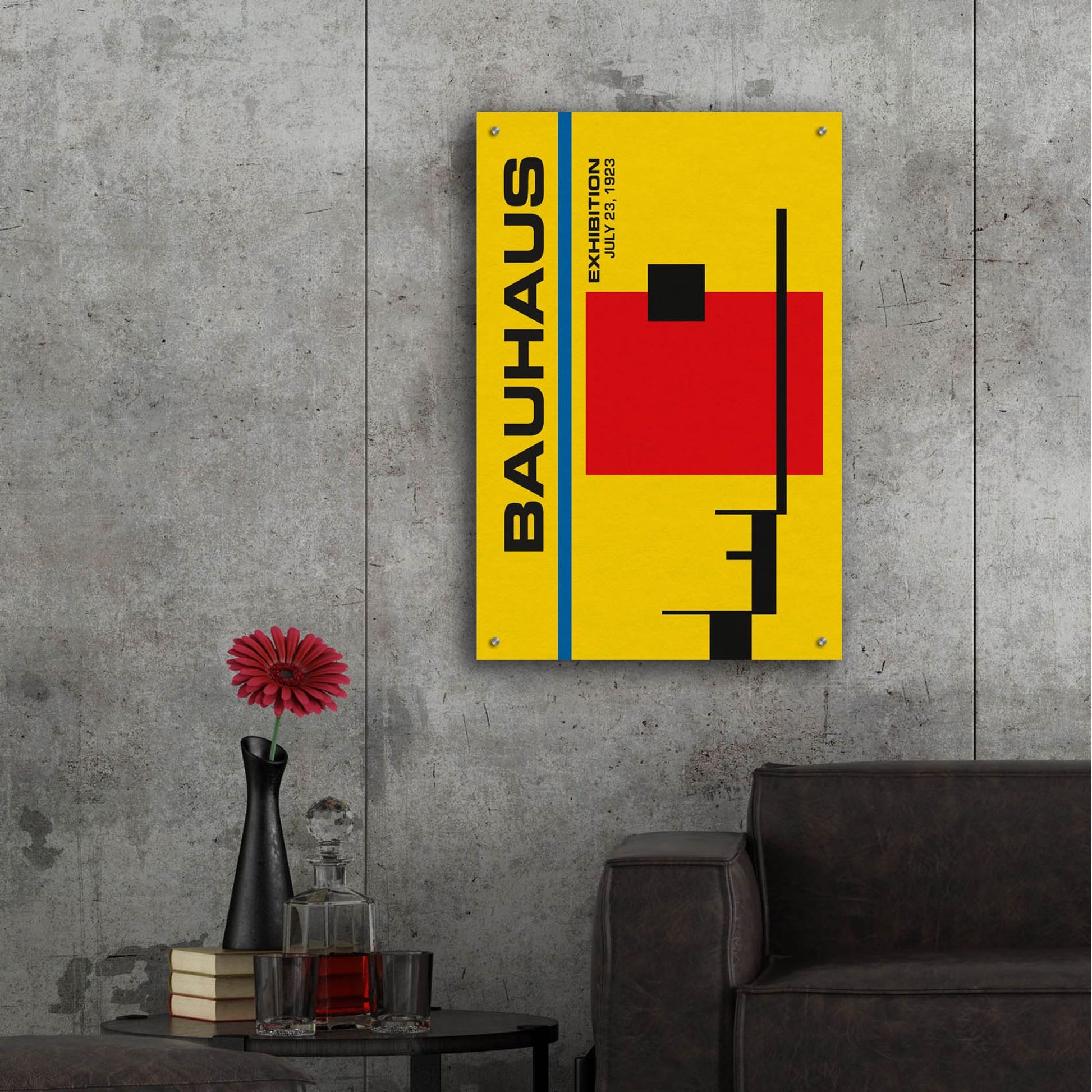 Epic Art 'Bauhaus 6' by Gary Williams, Acrylic Glass Wall Art,24x36