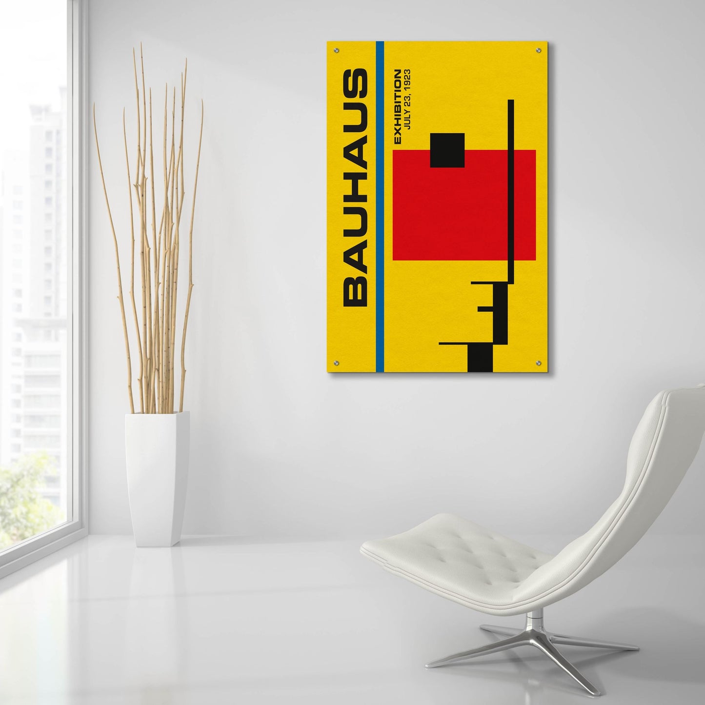 Epic Art 'Bauhaus 6' by Gary Williams, Acrylic Glass Wall Art,24x36