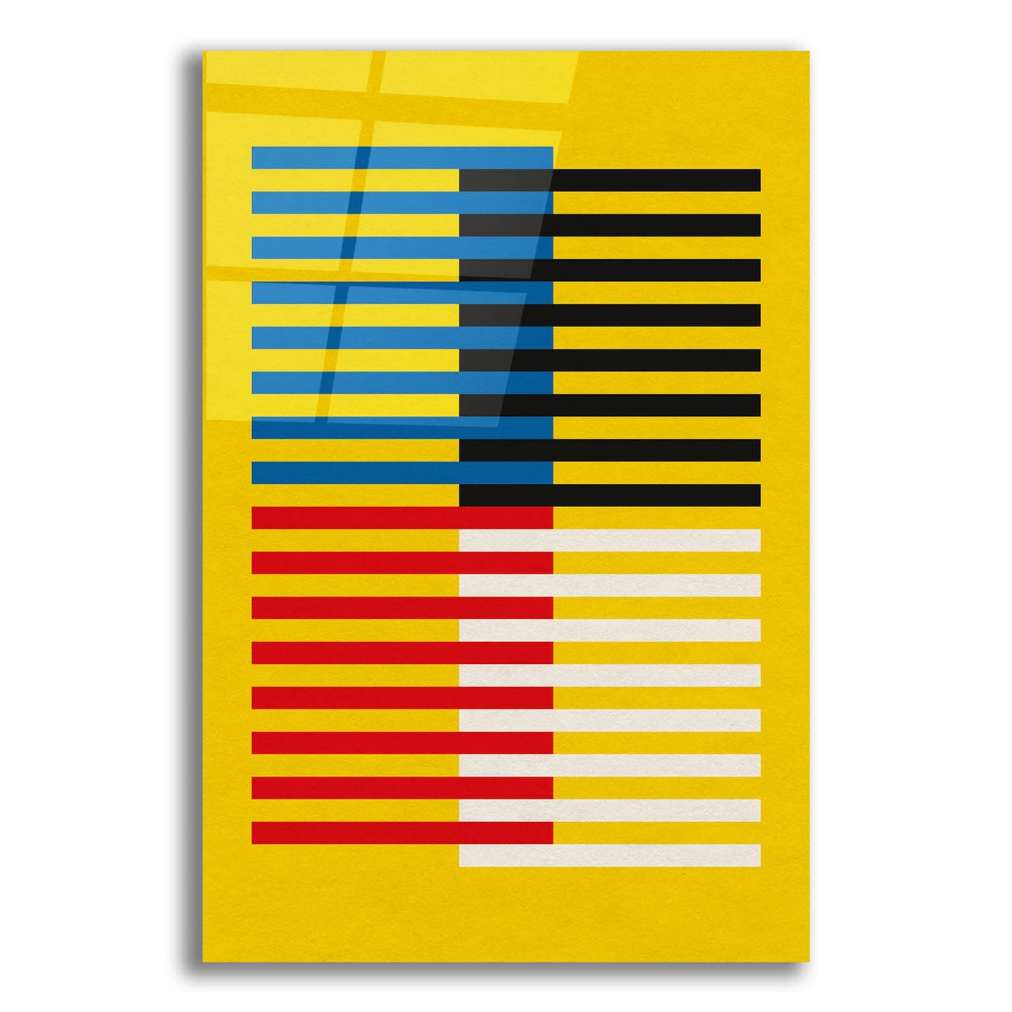 Epic Art 'Bauhaus 8' by Gary Williams, Acrylic Glass Wall Art,12x16