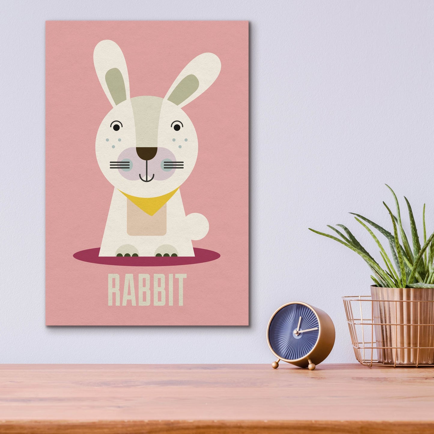 Epic Art 'Rabbit Kids Nursery' by Gary Williams, Acrylic Glass Wall Art,12x16