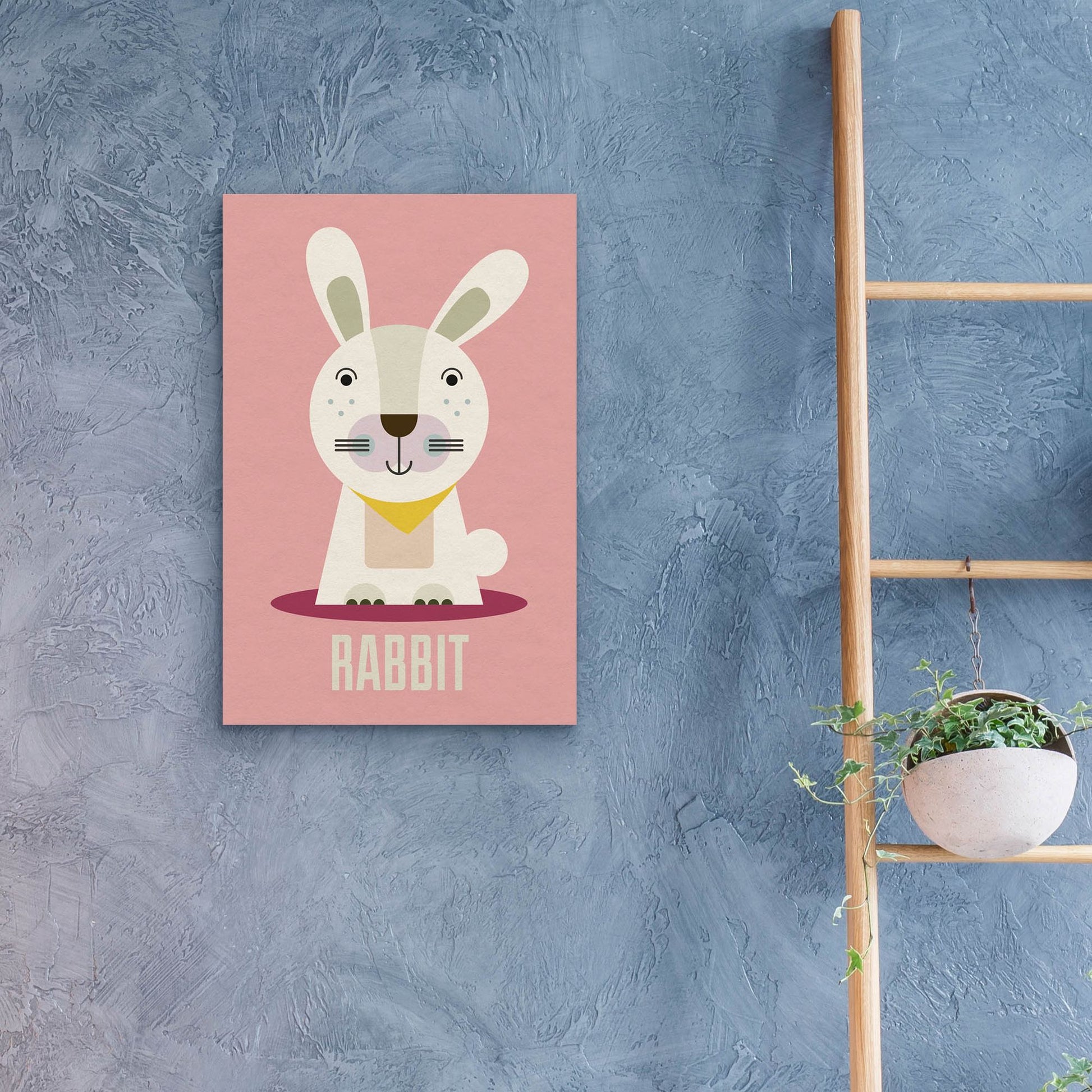 Epic Art 'Rabbit Kids Nursery' by Gary Williams, Acrylic Glass Wall Art,16x24