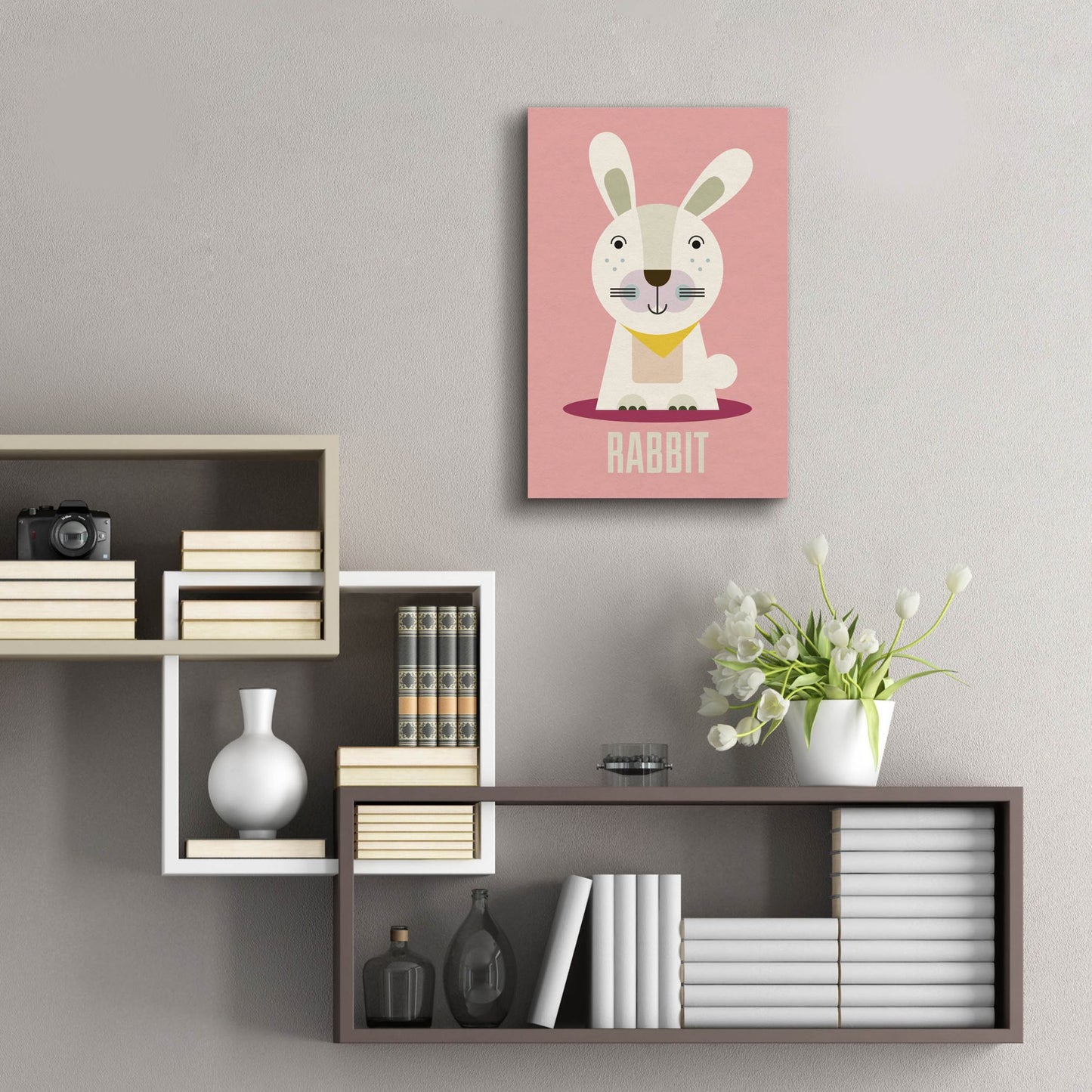 Epic Art 'Rabbit Kids Nursery' by Gary Williams, Acrylic Glass Wall Art,16x24