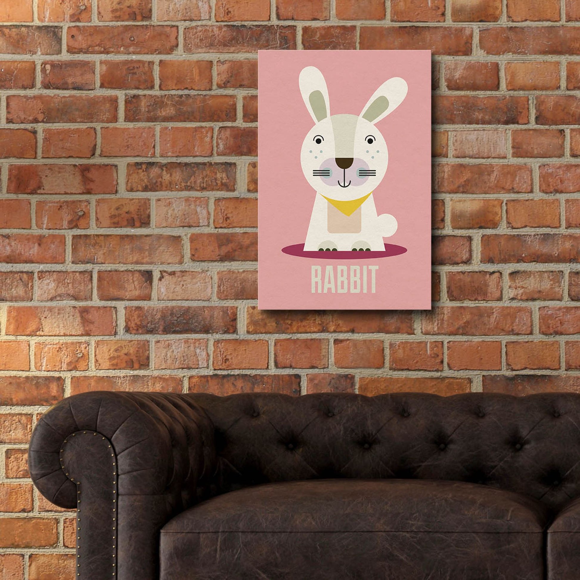 Epic Art 'Rabbit Kids Nursery' by Gary Williams, Acrylic Glass Wall Art,16x24