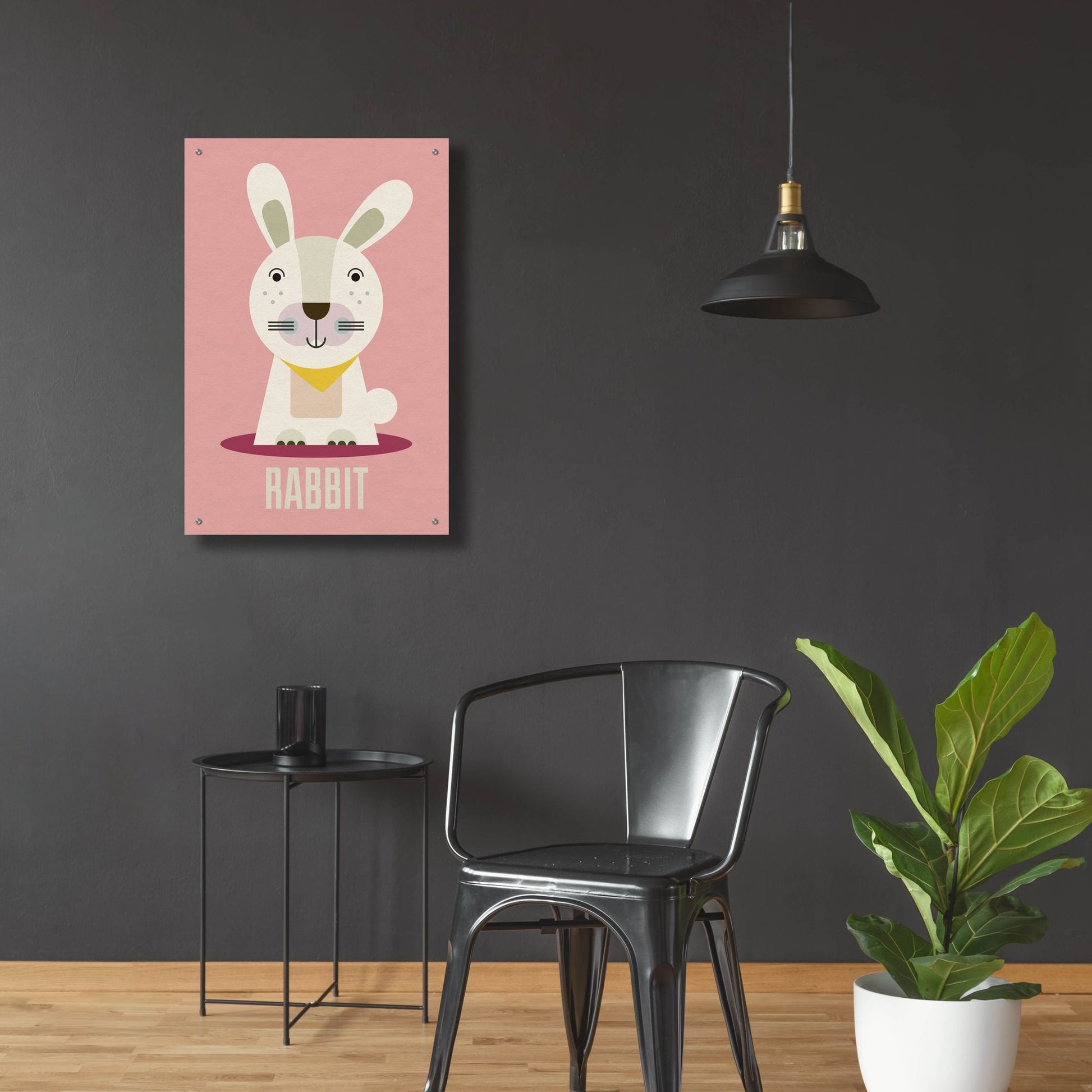 Epic Art 'Rabbit Kids Nursery' by Gary Williams, Acrylic Glass Wall Art,24x36