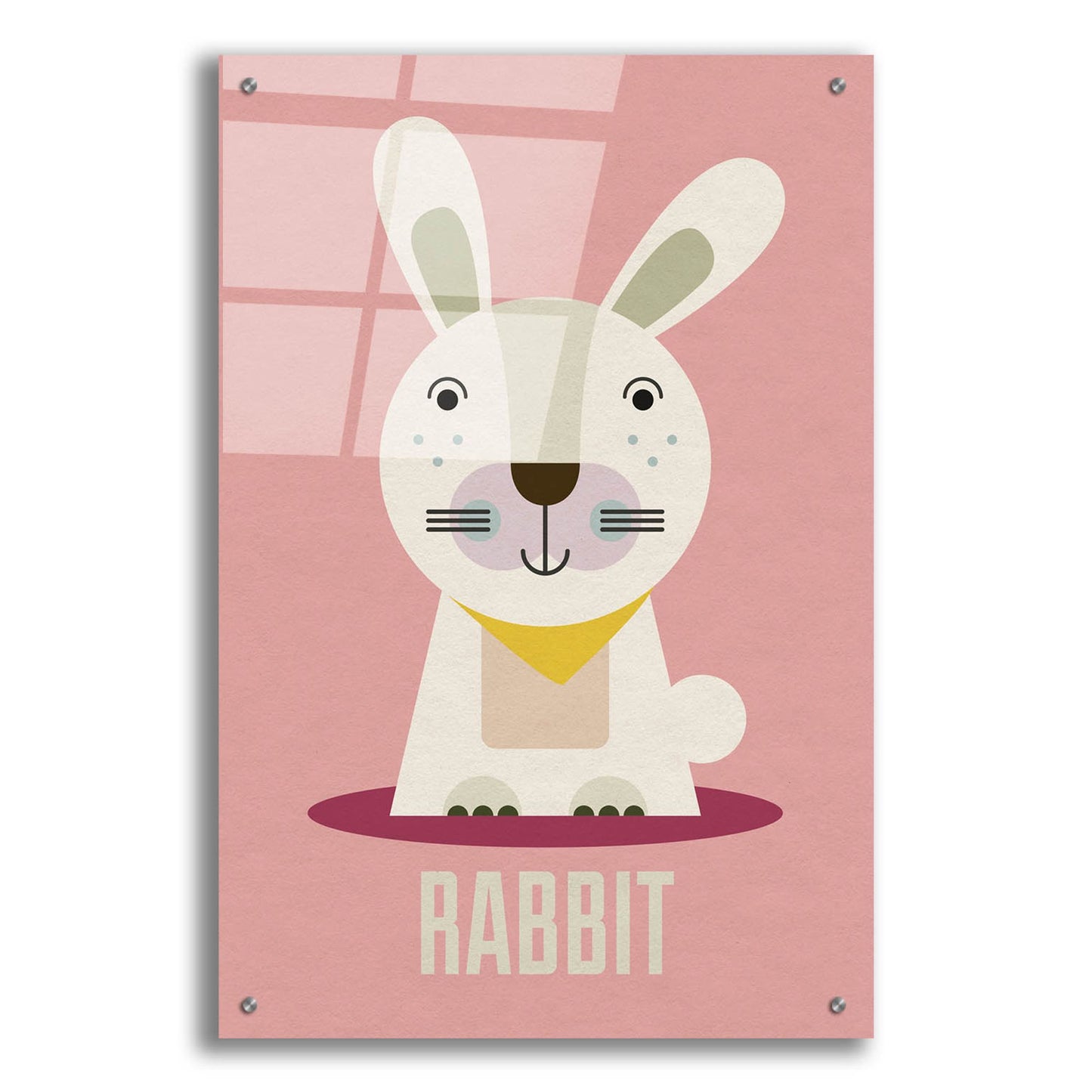 Epic Art 'Rabbit Kids Nursery' by Gary Williams, Acrylic Glass Wall Art,24x36