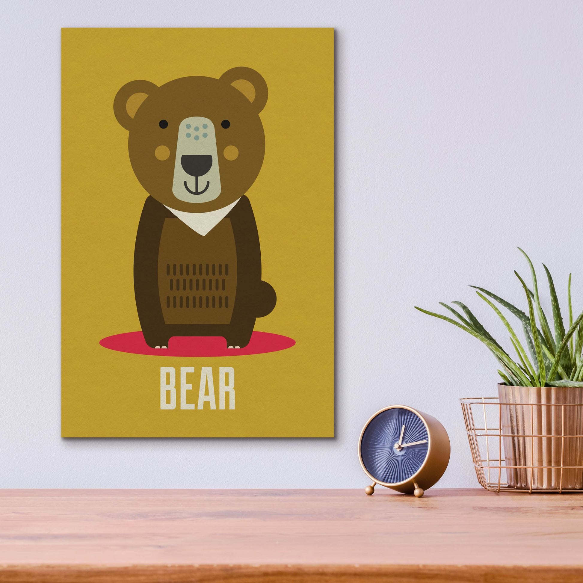 Epic Art 'Bear Kids Nursery' by Gary Williams, Acrylic Glass Wall Art,12x16