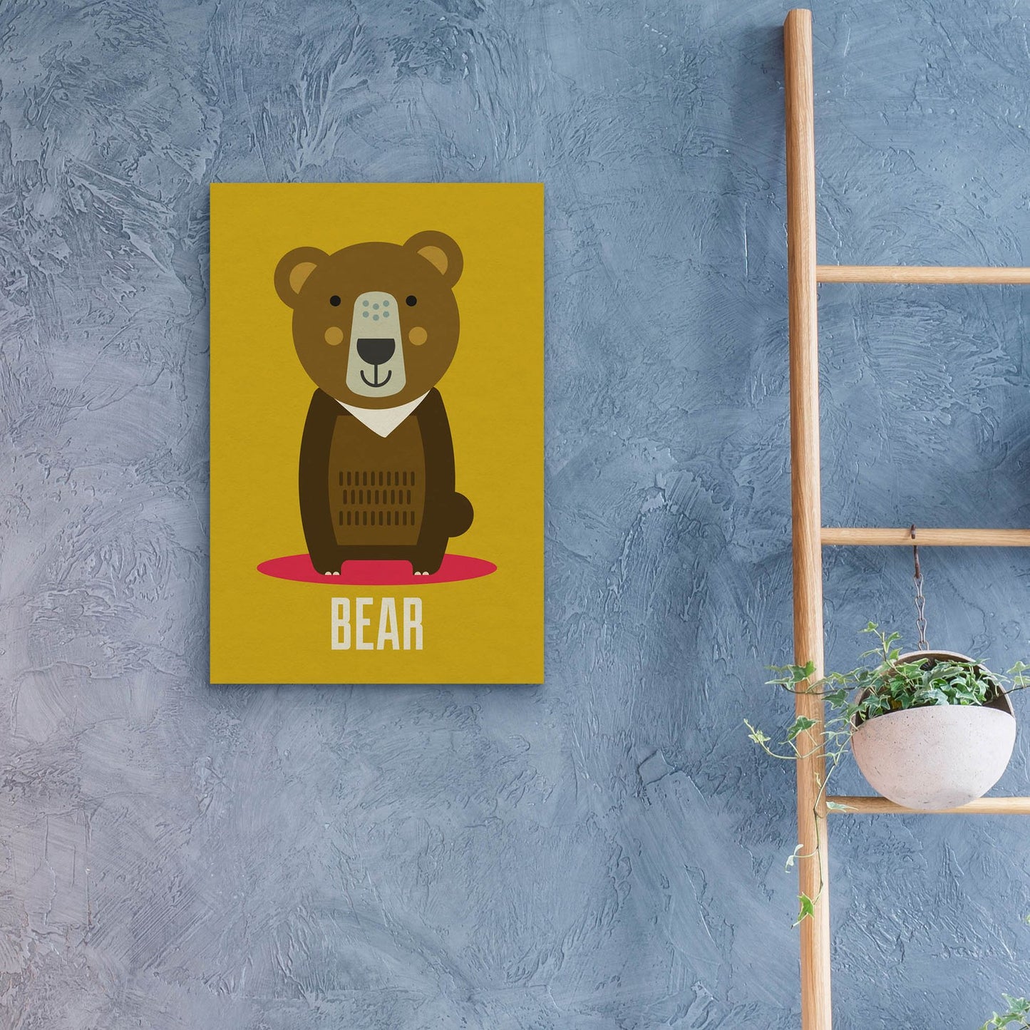 Epic Art 'Bear Kids Nursery' by Gary Williams, Acrylic Glass Wall Art,16x24