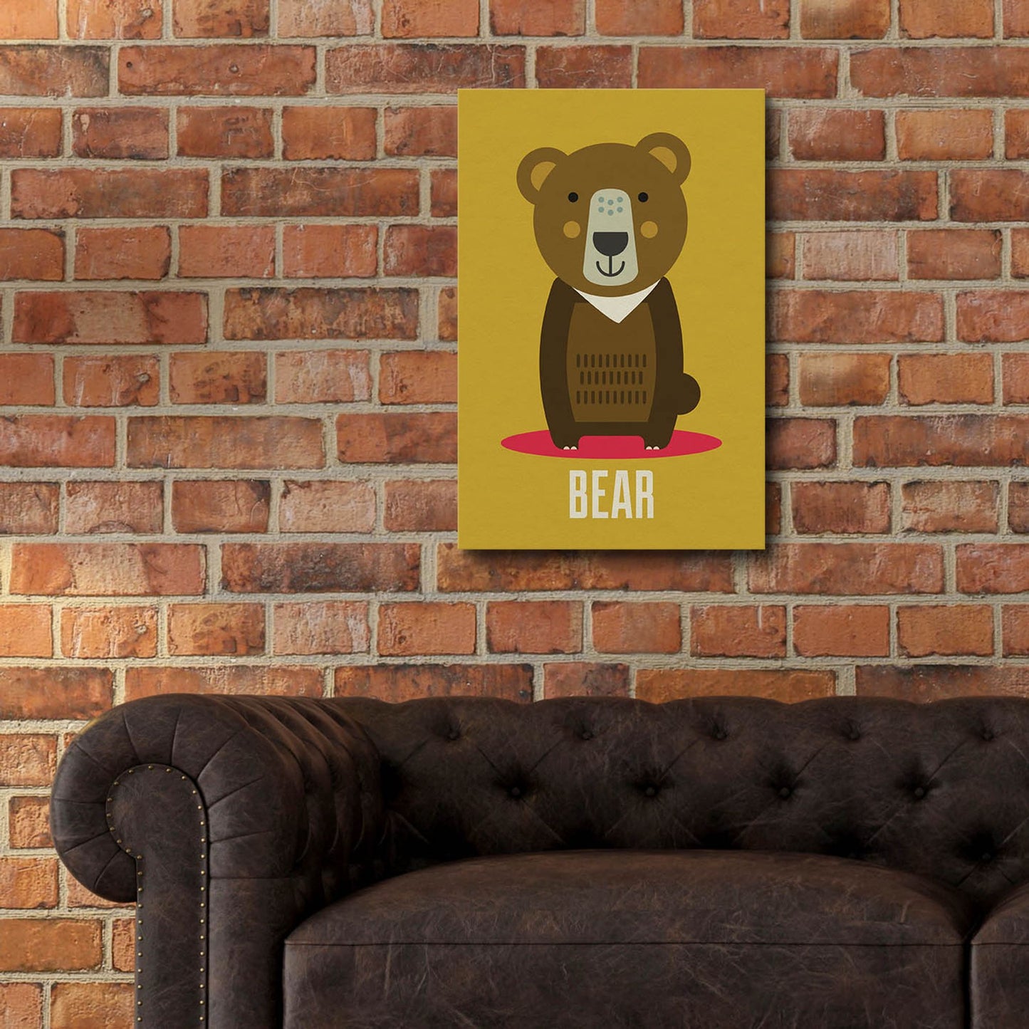 Epic Art 'Bear Kids Nursery' by Gary Williams, Acrylic Glass Wall Art,16x24