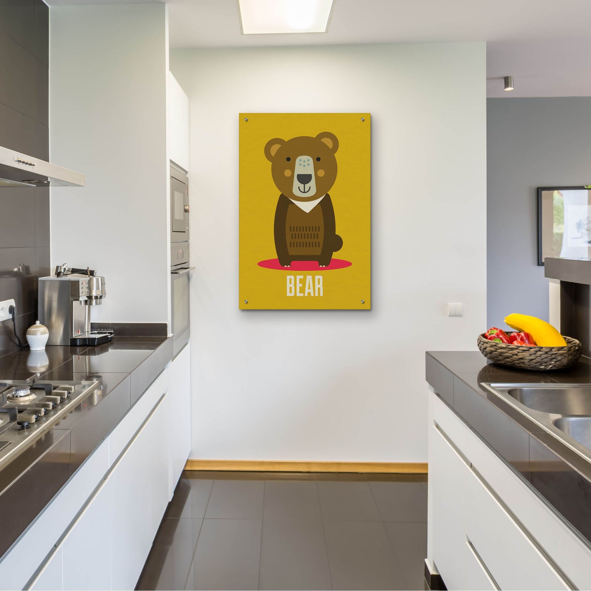 Epic Art 'Bear Kids Nursery' by Gary Williams, Acrylic Glass Wall Art,24x36