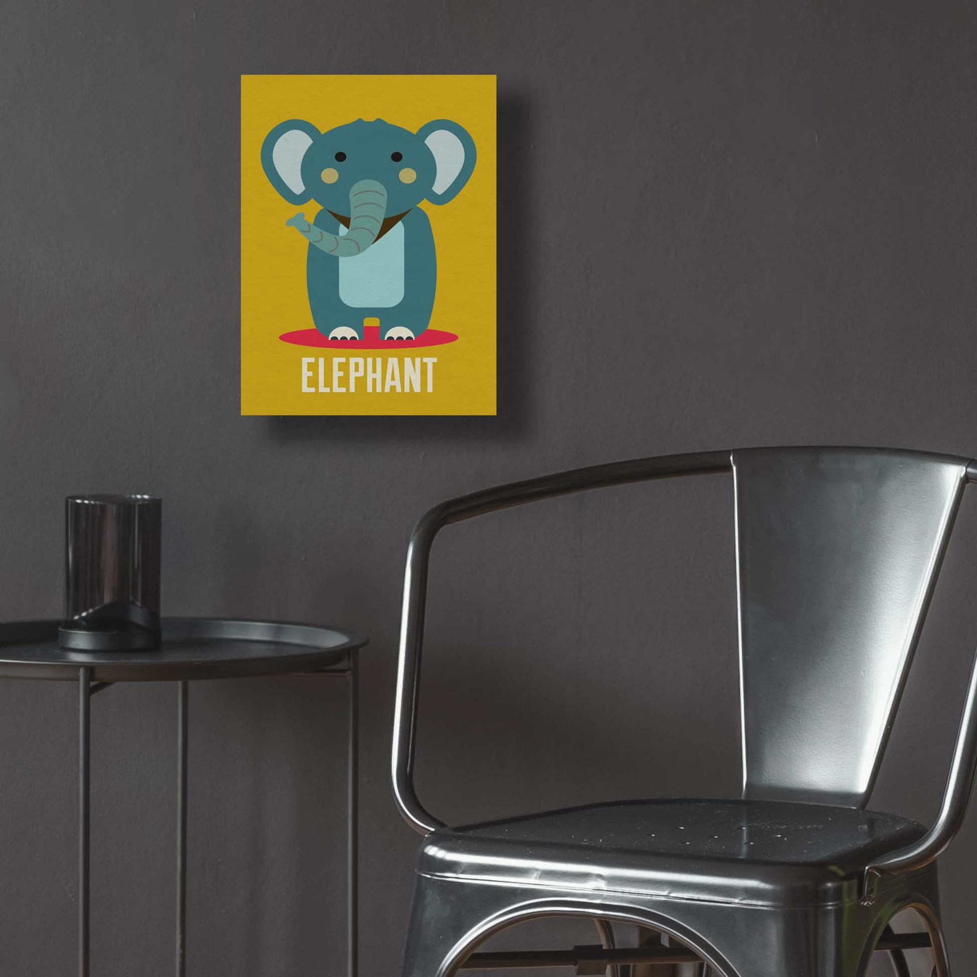 Epic Art 'Elephant Kids Nursery' by Gary Williams, Acrylic Glass Wall Art,12x16