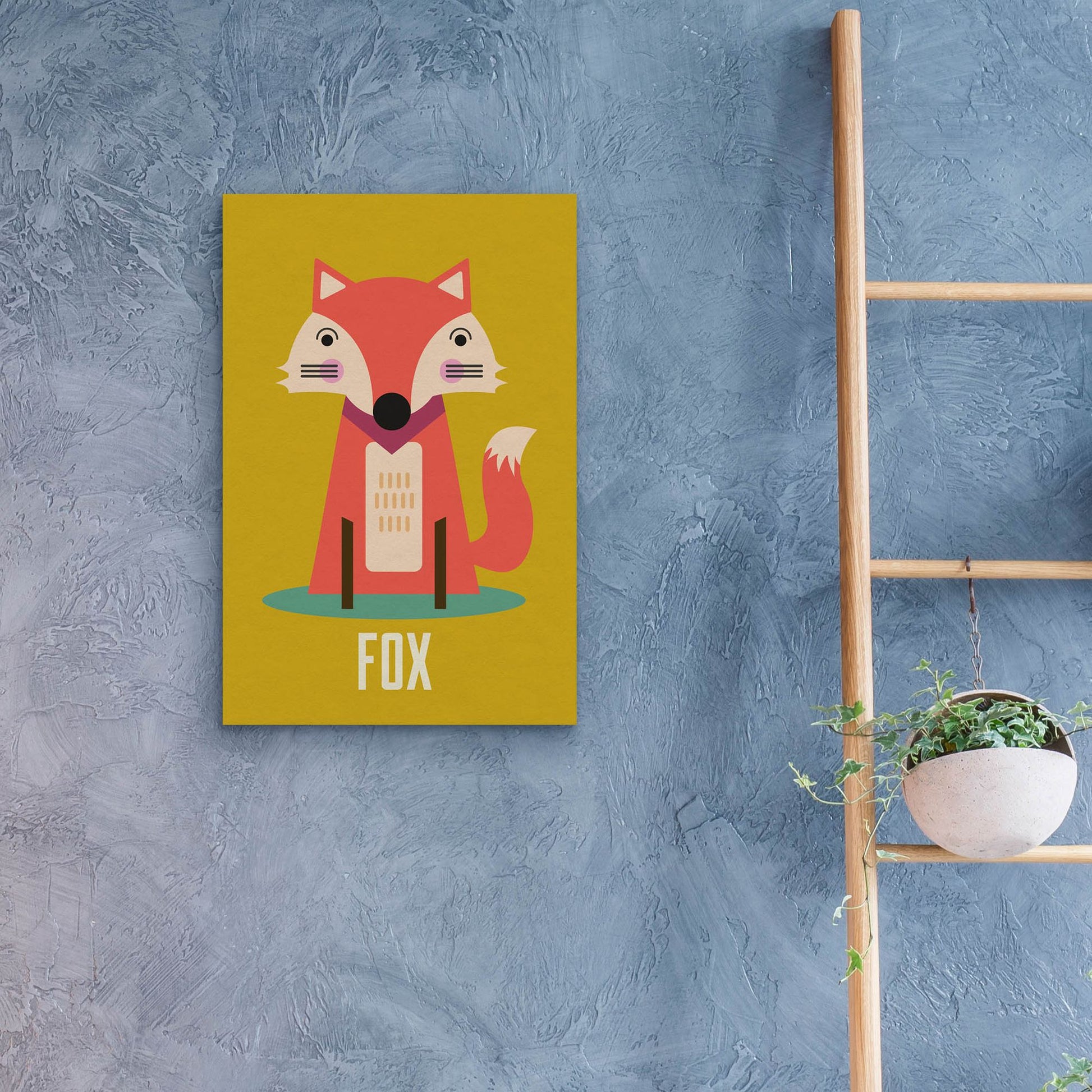 Epic Art 'Fox Kids Nursery' by Gary Williams, Acrylic Glass Wall Art,16x24