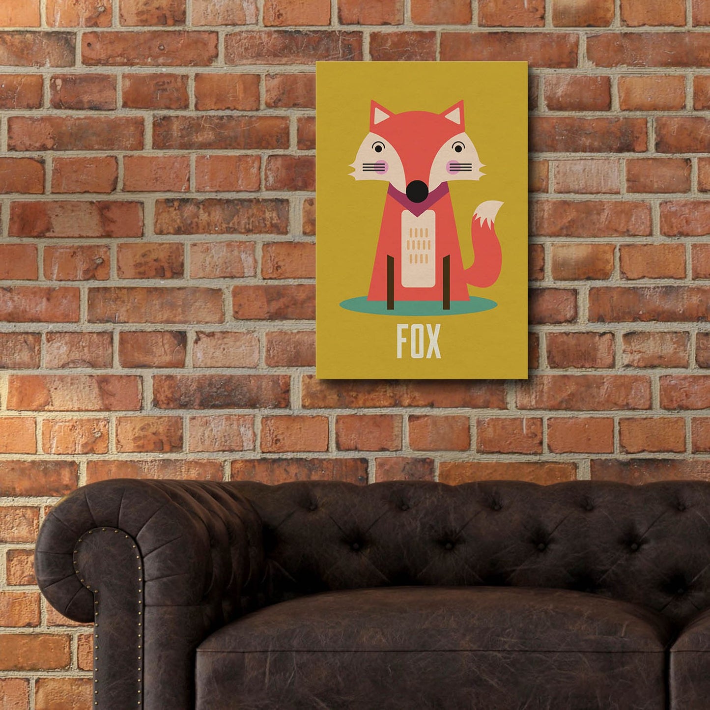 Epic Art 'Fox Kids Nursery' by Gary Williams, Acrylic Glass Wall Art,16x24