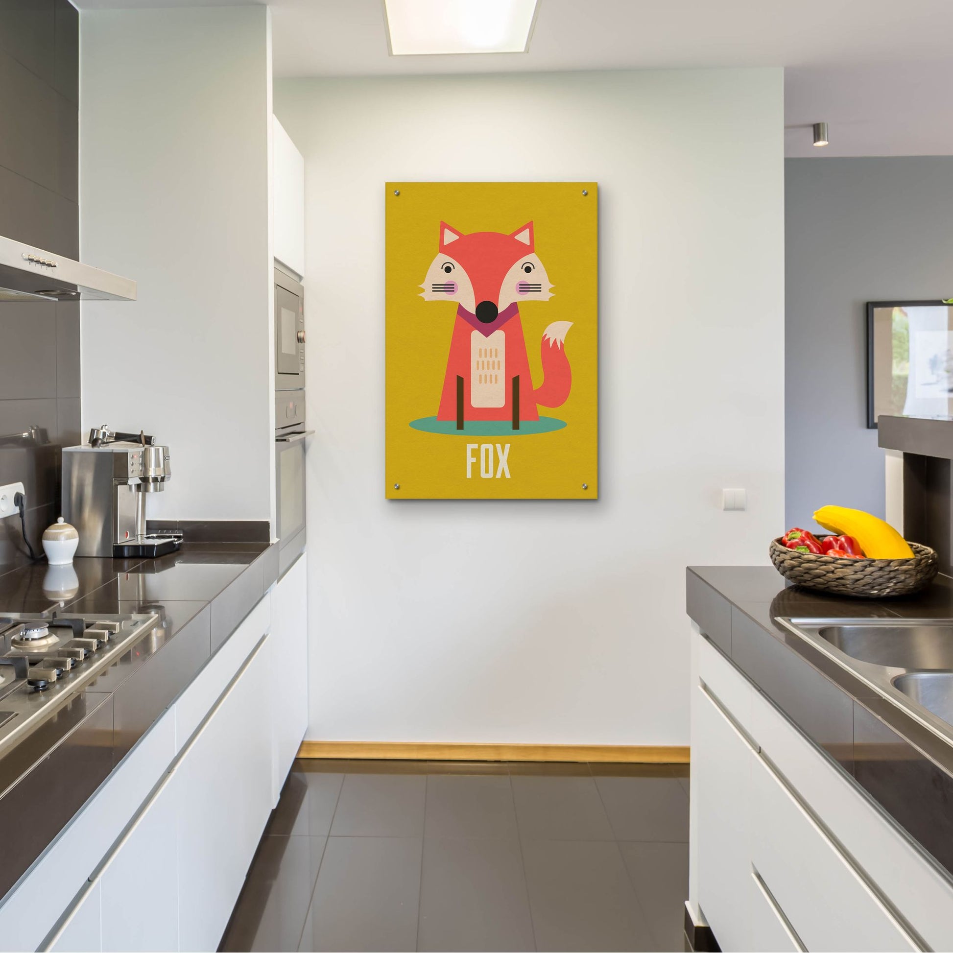 Epic Art 'Fox Kids Nursery' by Gary Williams, Acrylic Glass Wall Art,24x36