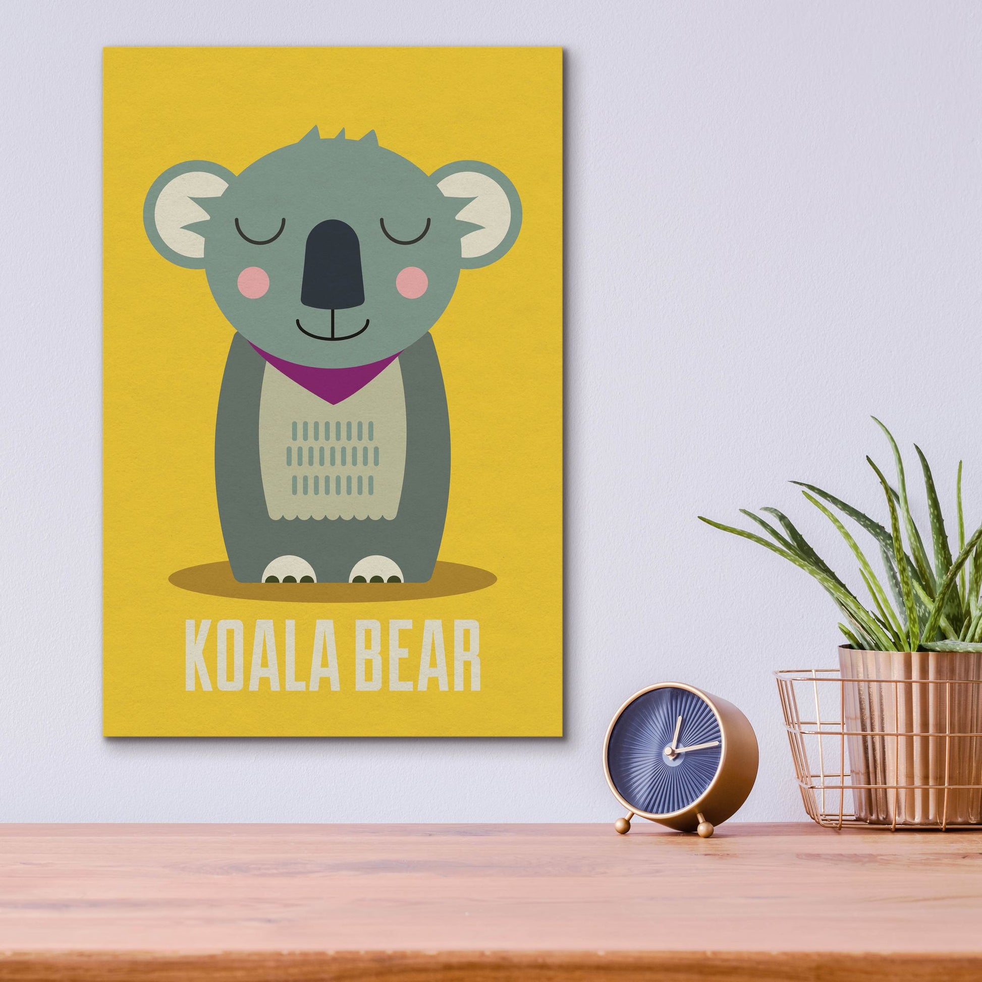 Epic Art 'Koala Kids Nursery' by Gary Williams, Acrylic Glass Wall Art,12x16