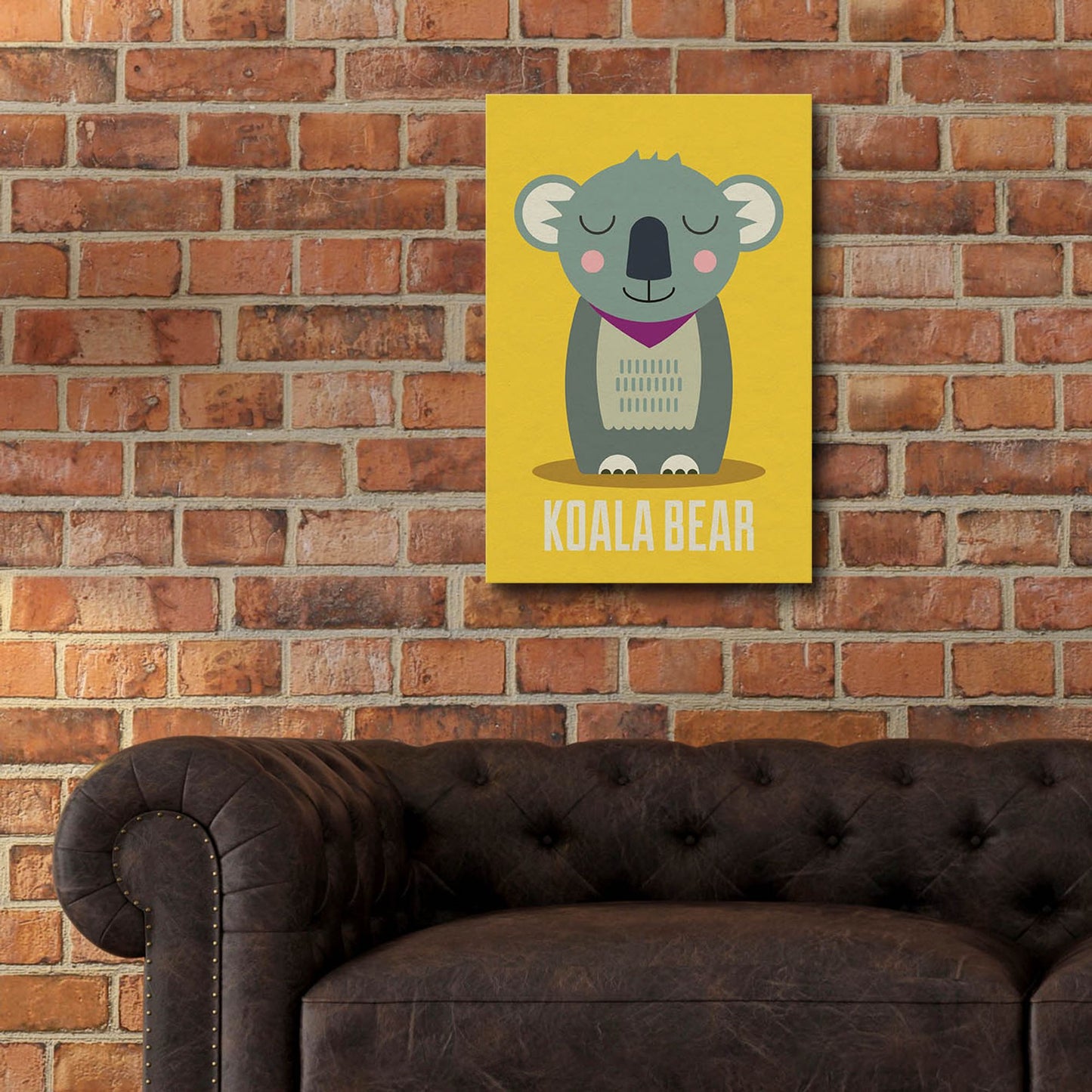 Epic Art 'Koala Kids Nursery' by Gary Williams, Acrylic Glass Wall Art,16x24