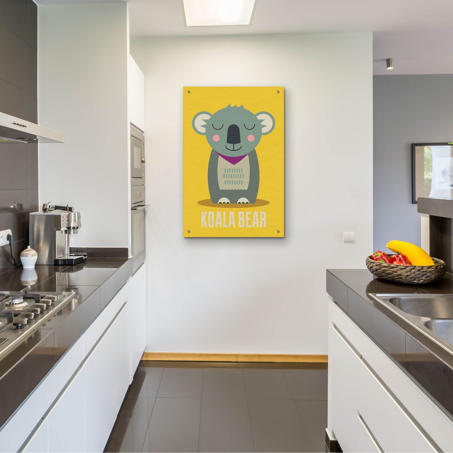 Epic Art 'Koala Kids Nursery' by Gary Williams, Acrylic Glass Wall Art,24x36