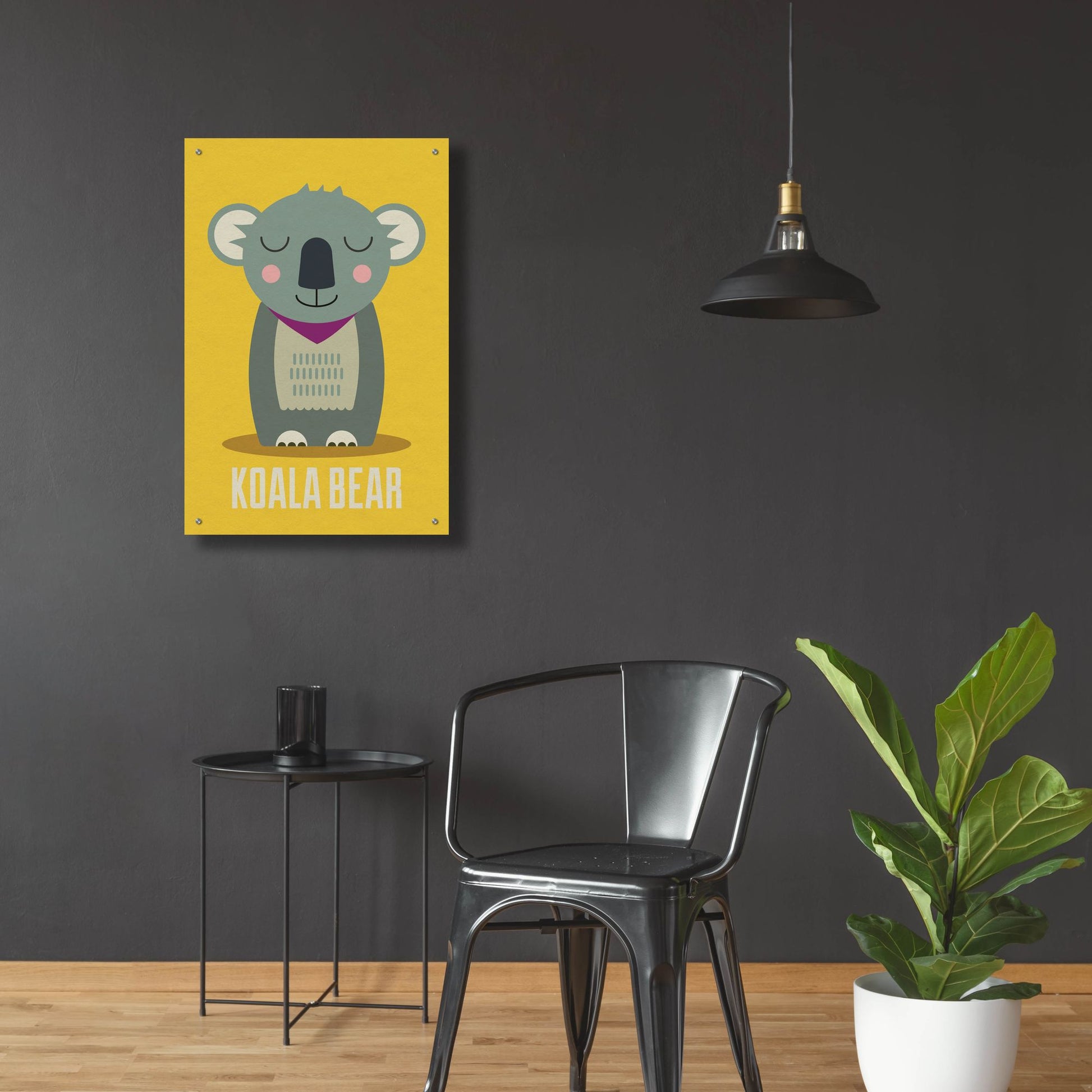 Epic Art 'Koala Kids Nursery' by Gary Williams, Acrylic Glass Wall Art,24x36