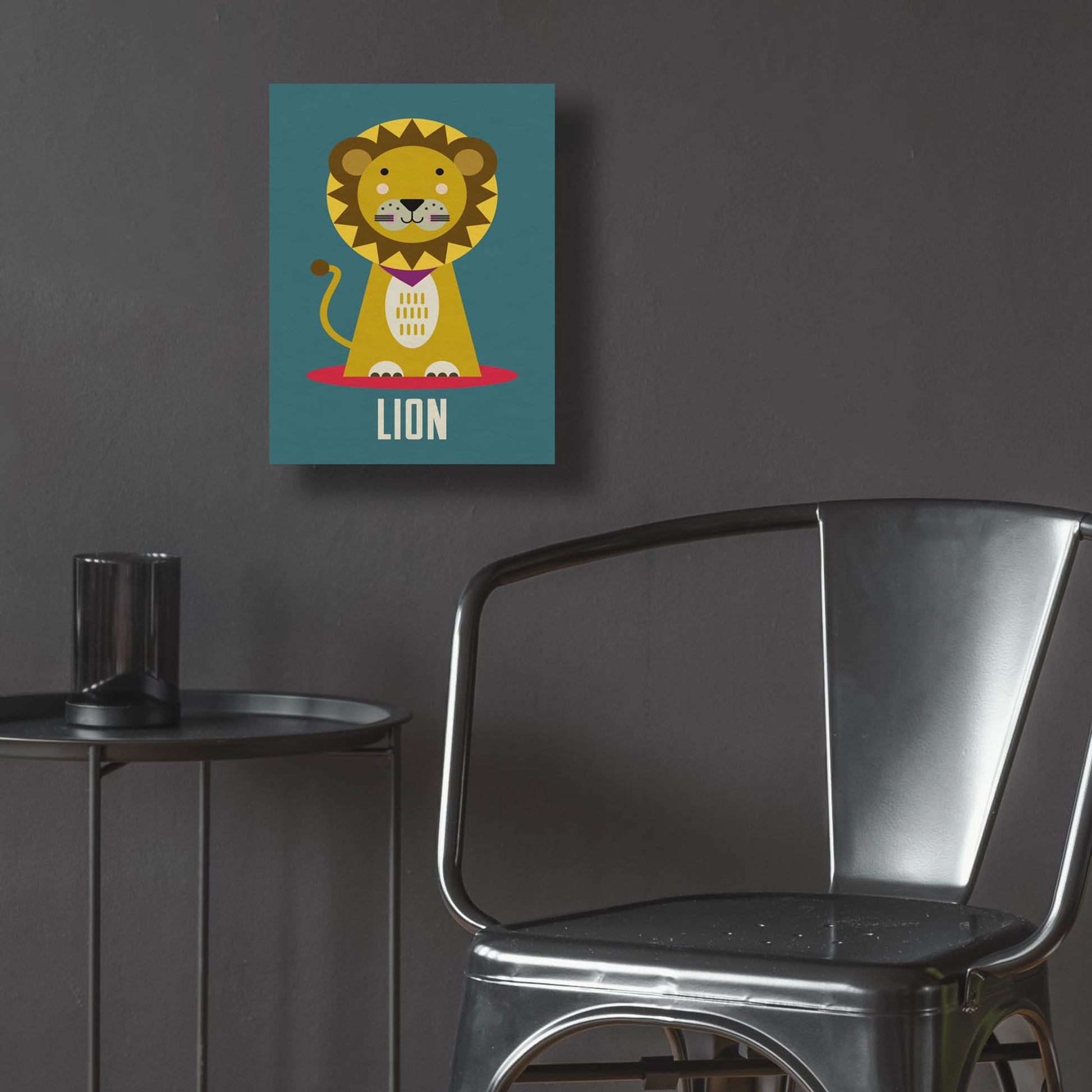 Epic Art 'Lion Kids Nursery' by Gary Williams, Acrylic Glass Wall Art,12x16