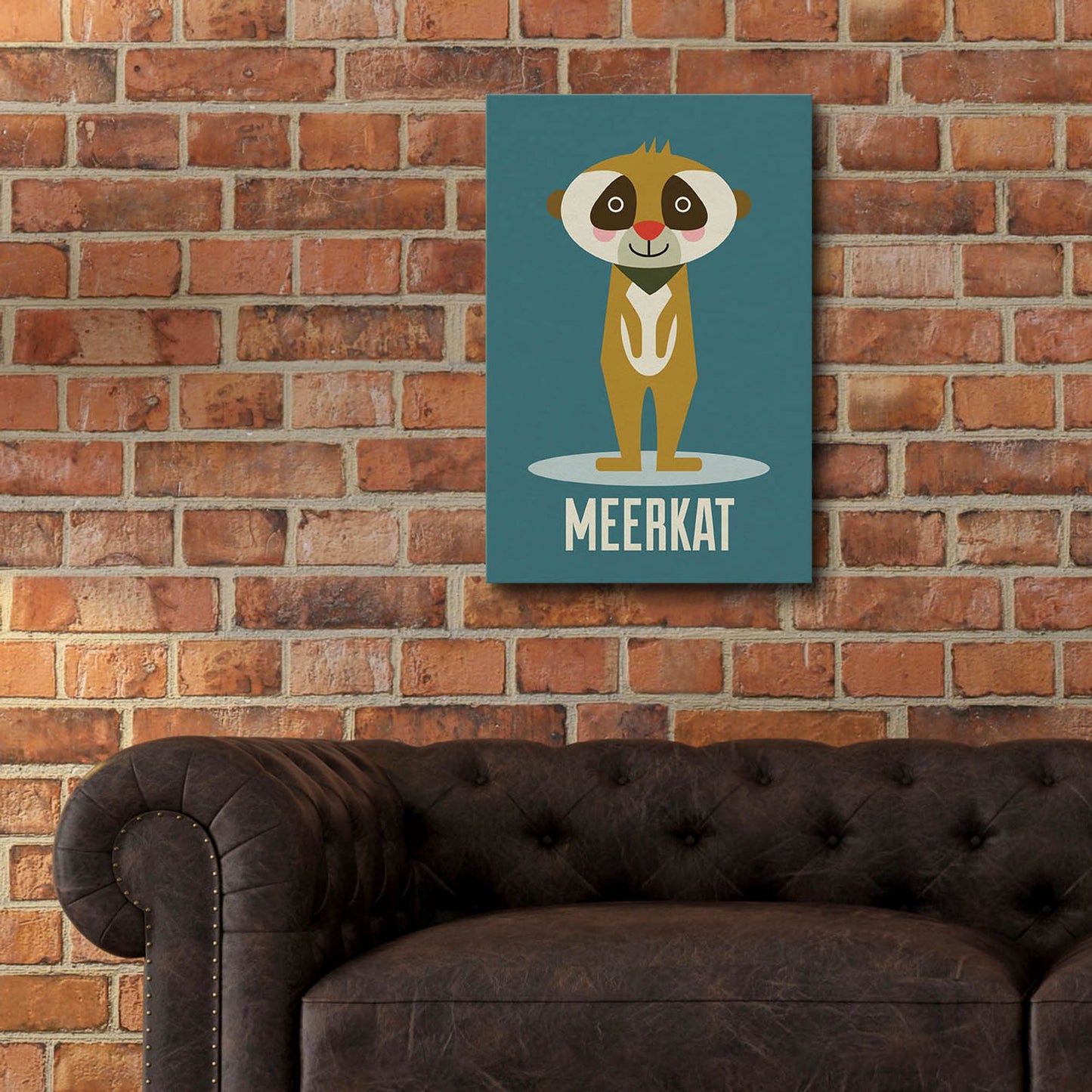 Epic Art 'Meerkat Kids Nursery' by Gary Williams, Acrylic Glass Wall Art,16x24