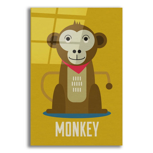 Epic Art 'Monkey Kids Nursery' by Gary Williams, Acrylic Glass Wall Art