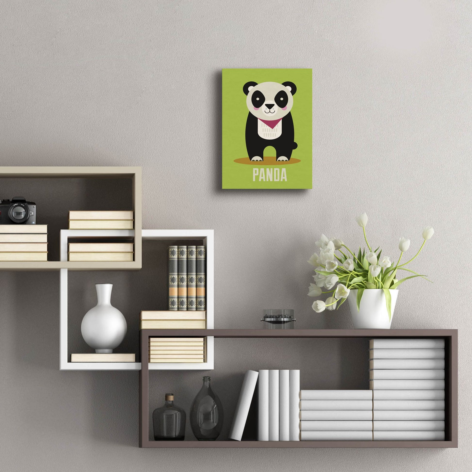 Epic Art 'Panda Kids Nursery' by Gary Williams, Acrylic Glass Wall Art,12x16