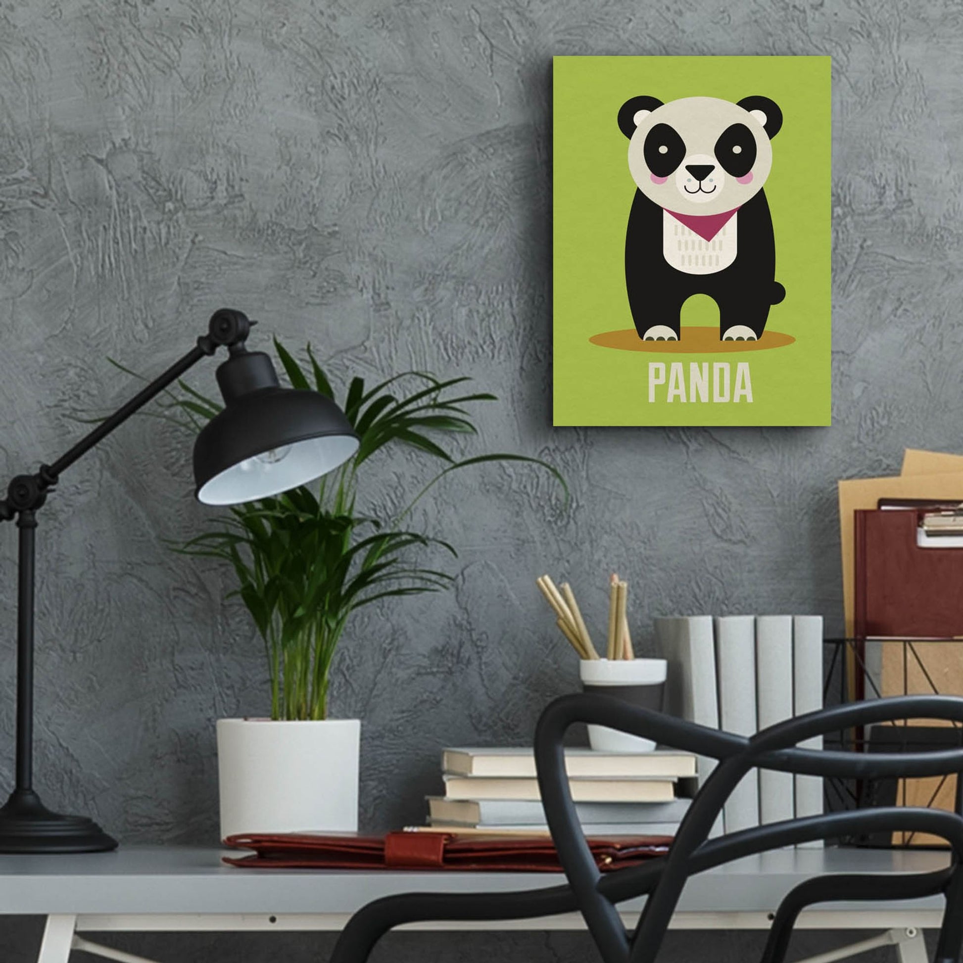 Epic Art 'Panda Kids Nursery' by Gary Williams, Acrylic Glass Wall Art,12x16