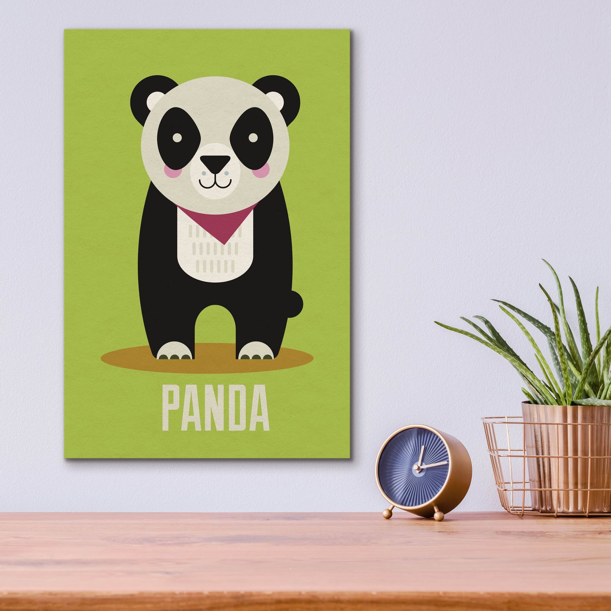 Epic Art 'Panda Kids Nursery' by Gary Williams, Acrylic Glass Wall Art,12x16