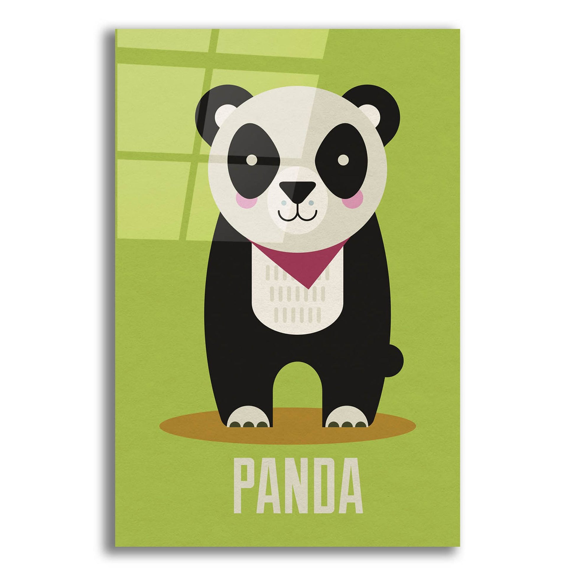 Epic Art 'Panda Kids Nursery' by Gary Williams, Acrylic Glass Wall Art,12x16