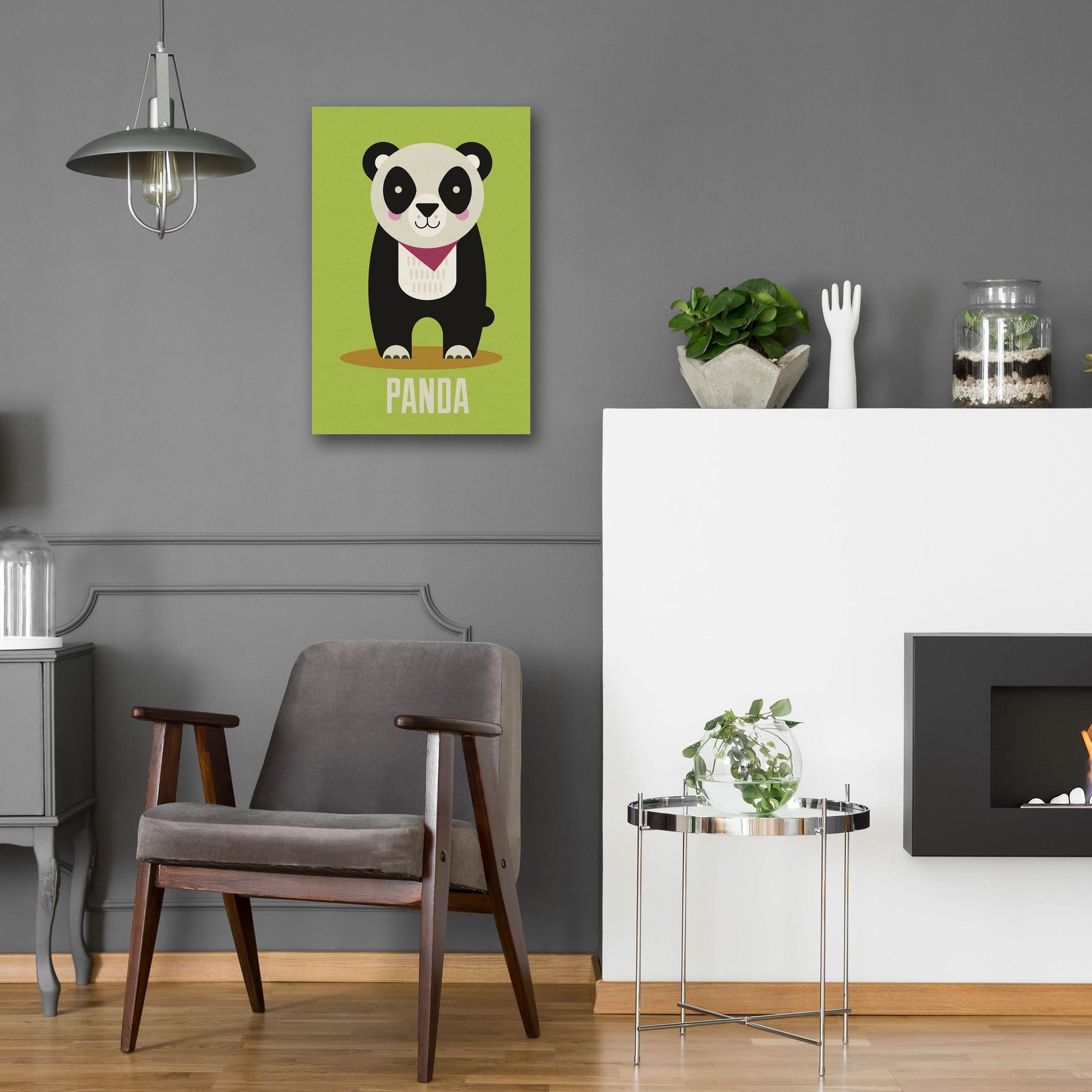 Epic Art 'Panda Kids Nursery' by Gary Williams, Acrylic Glass Wall Art,16x24