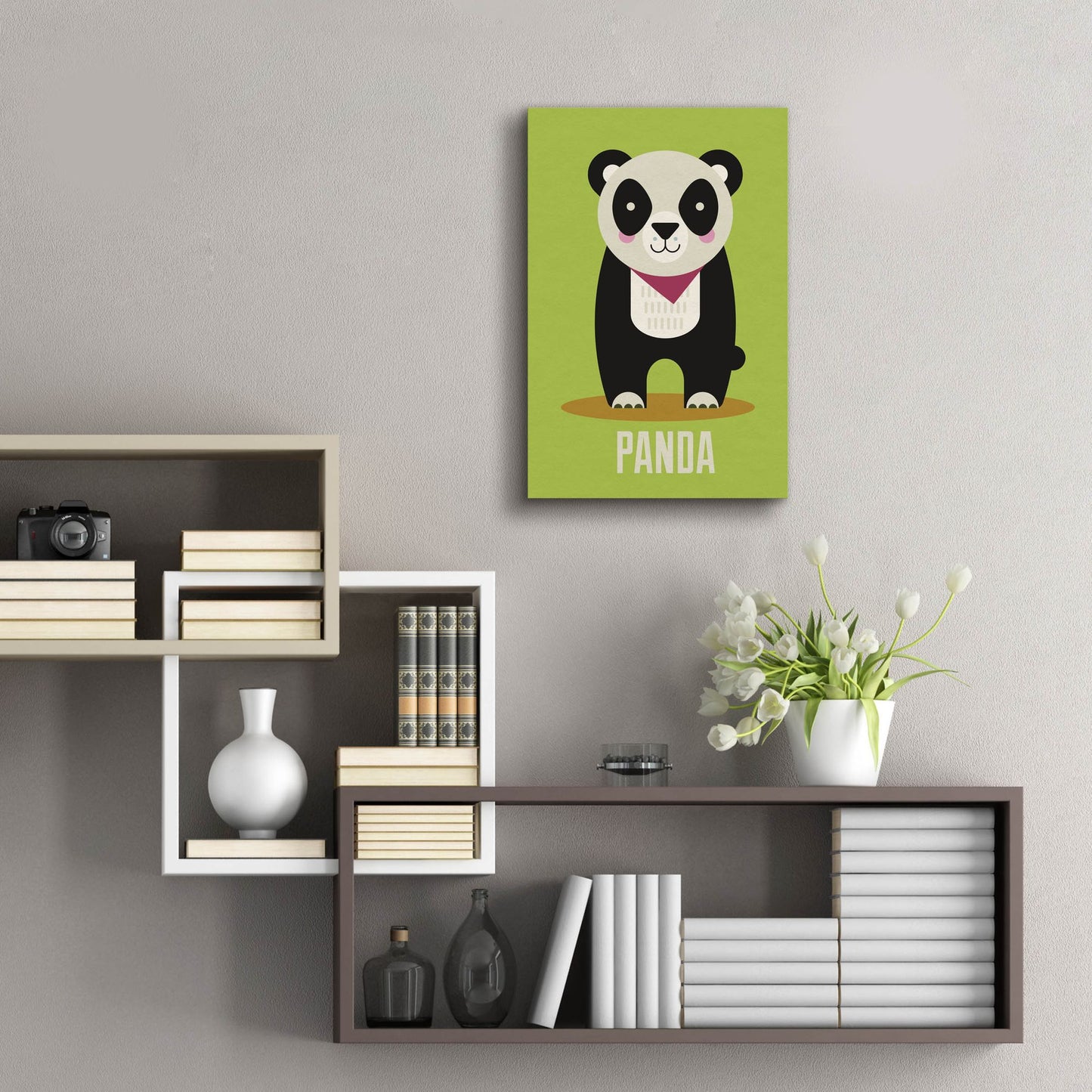 Epic Art 'Panda Kids Nursery' by Gary Williams, Acrylic Glass Wall Art,16x24